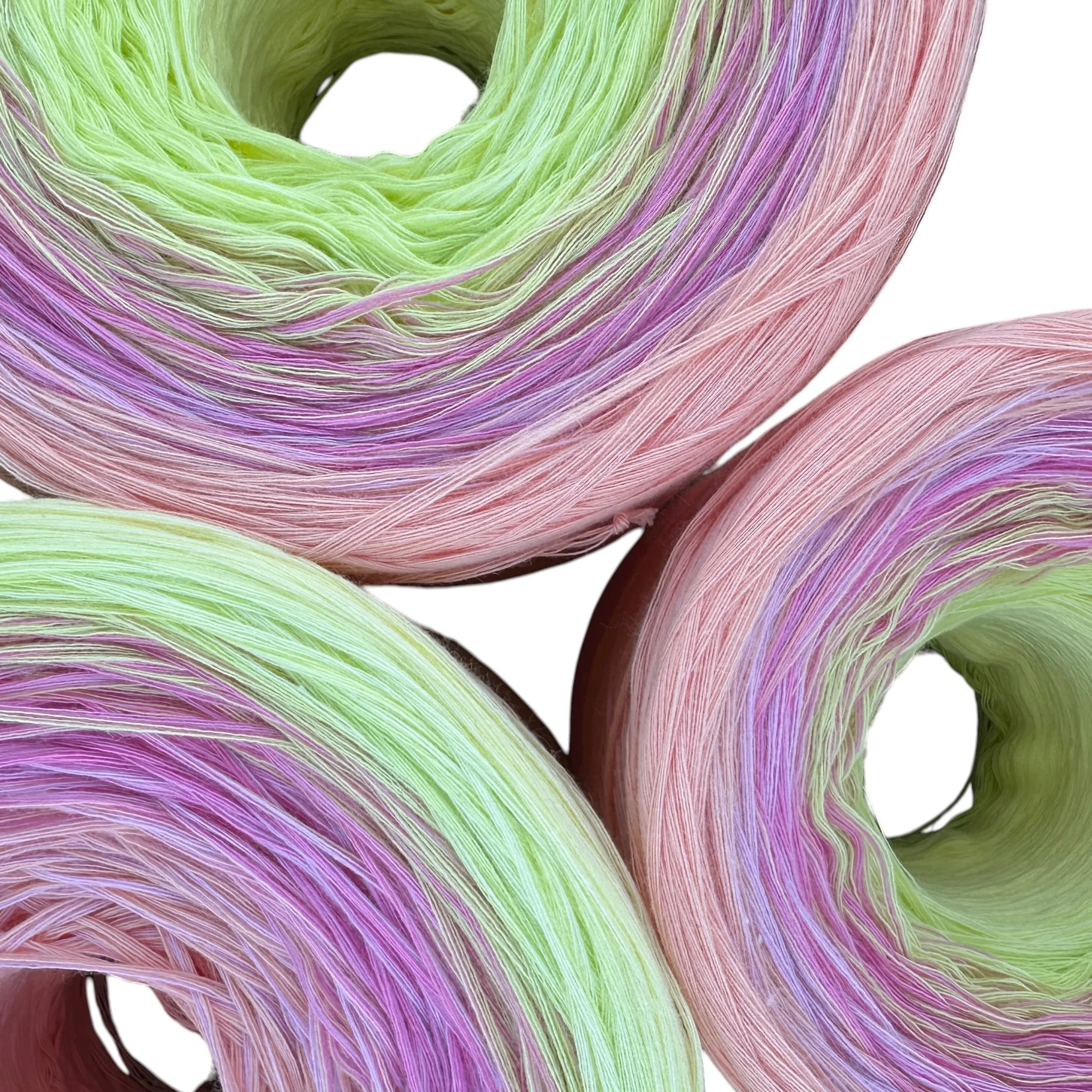April - Daisy, Gradient Cotton Natural Fiber Yarn - Image 10