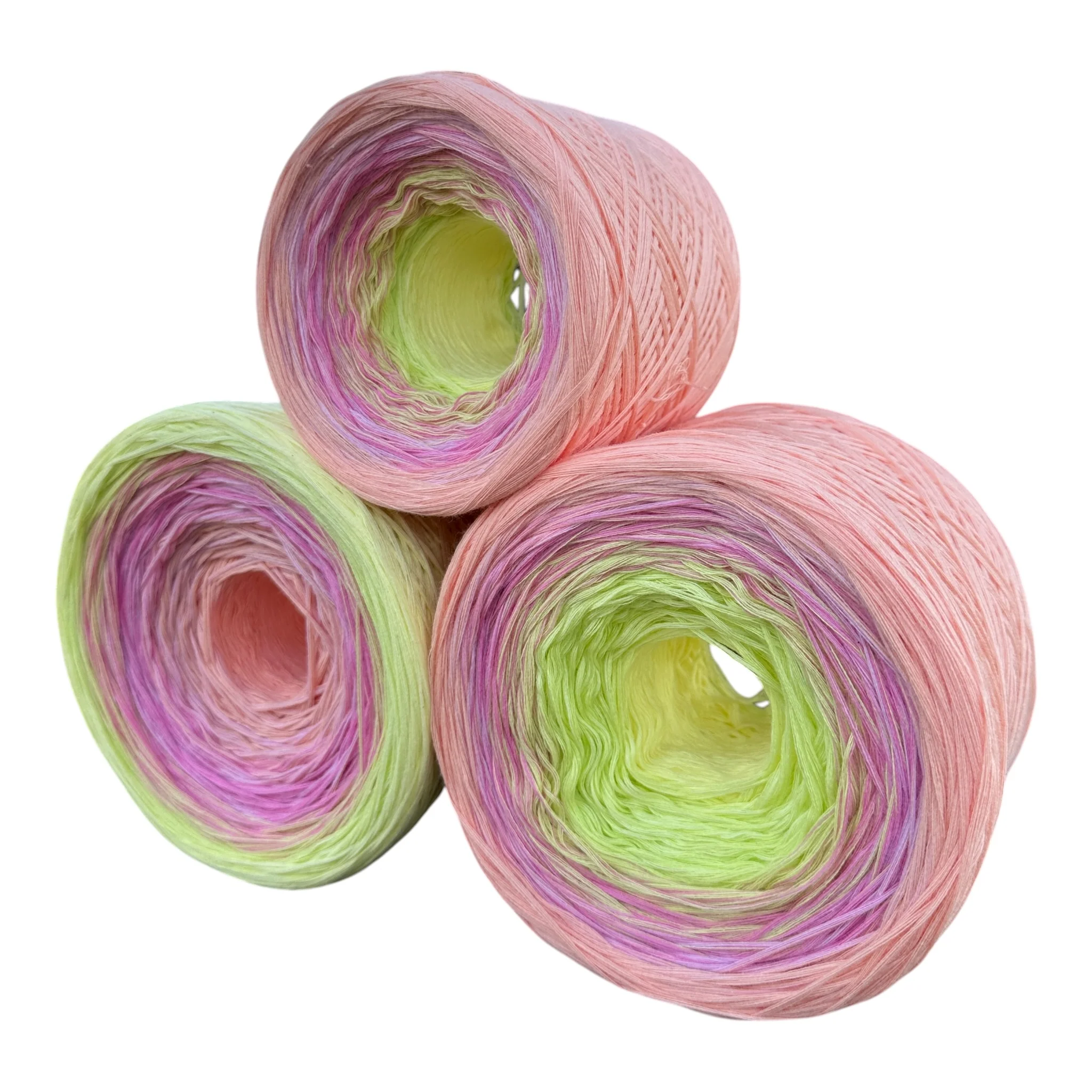April - Daisy, Gradient Cotton Natural Fiber Yarn - Image 11