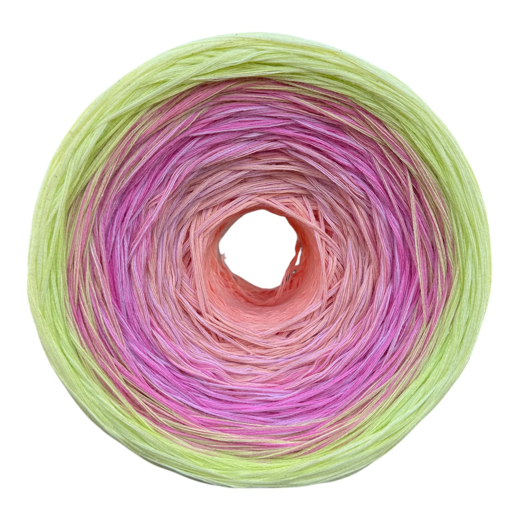 April - Daisy, Gradient Cotton Natural Fiber Yarn - Image 3