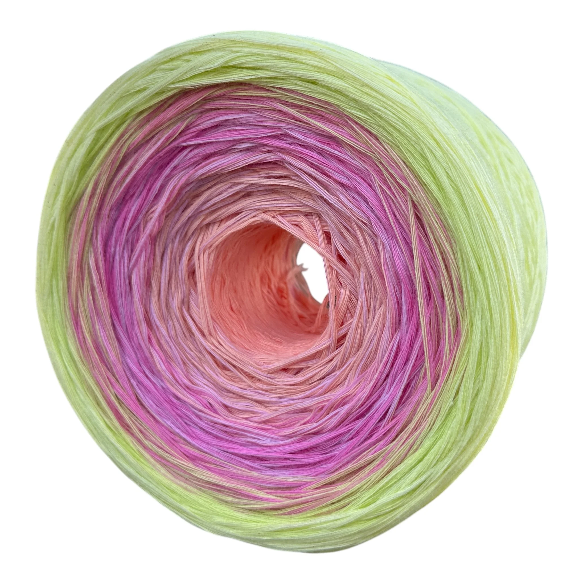 April - Daisy, Gradient Cotton Natural Fiber Yarn - Image 4