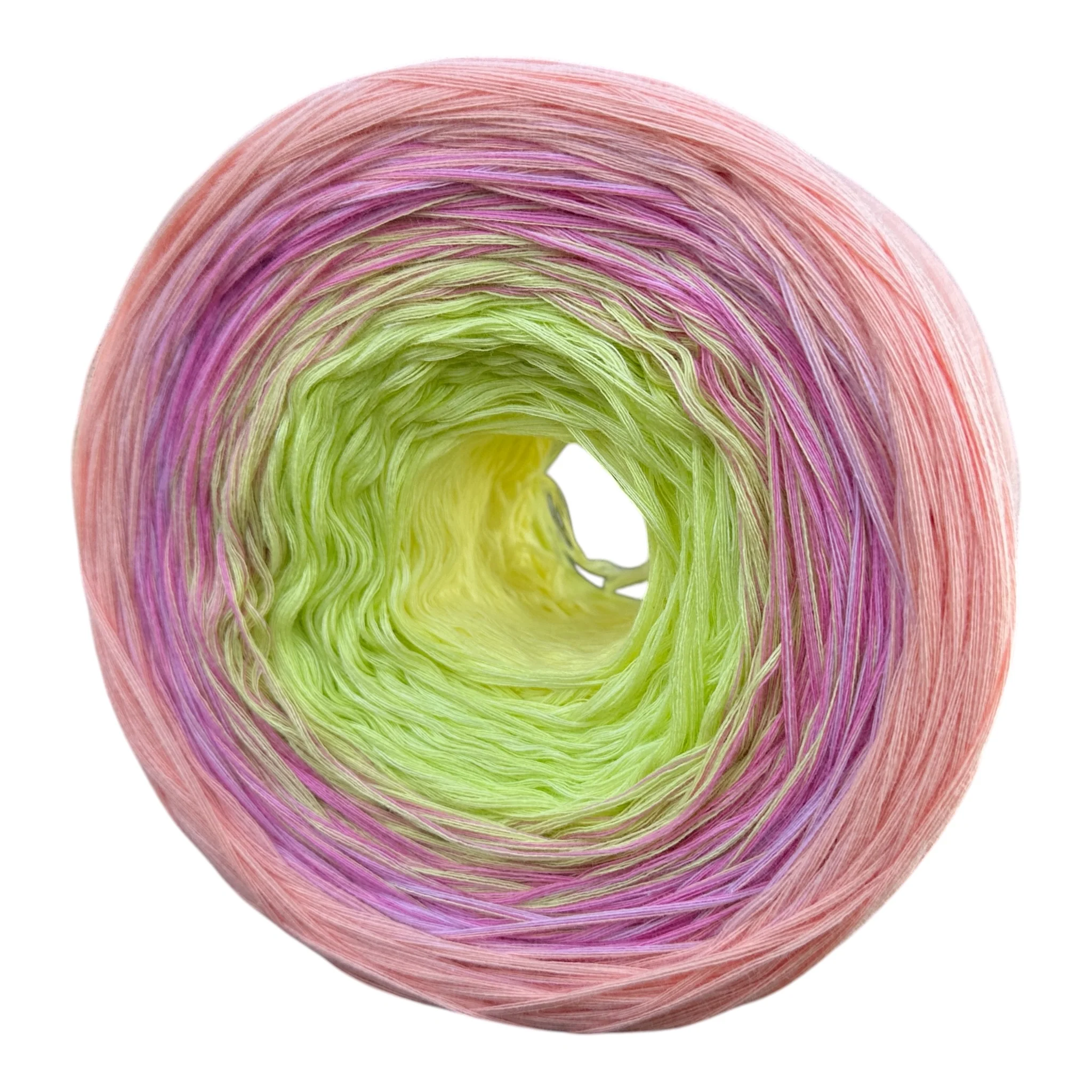 April - Daisy, Gradient Cotton Natural Fiber Yarn - Image 7