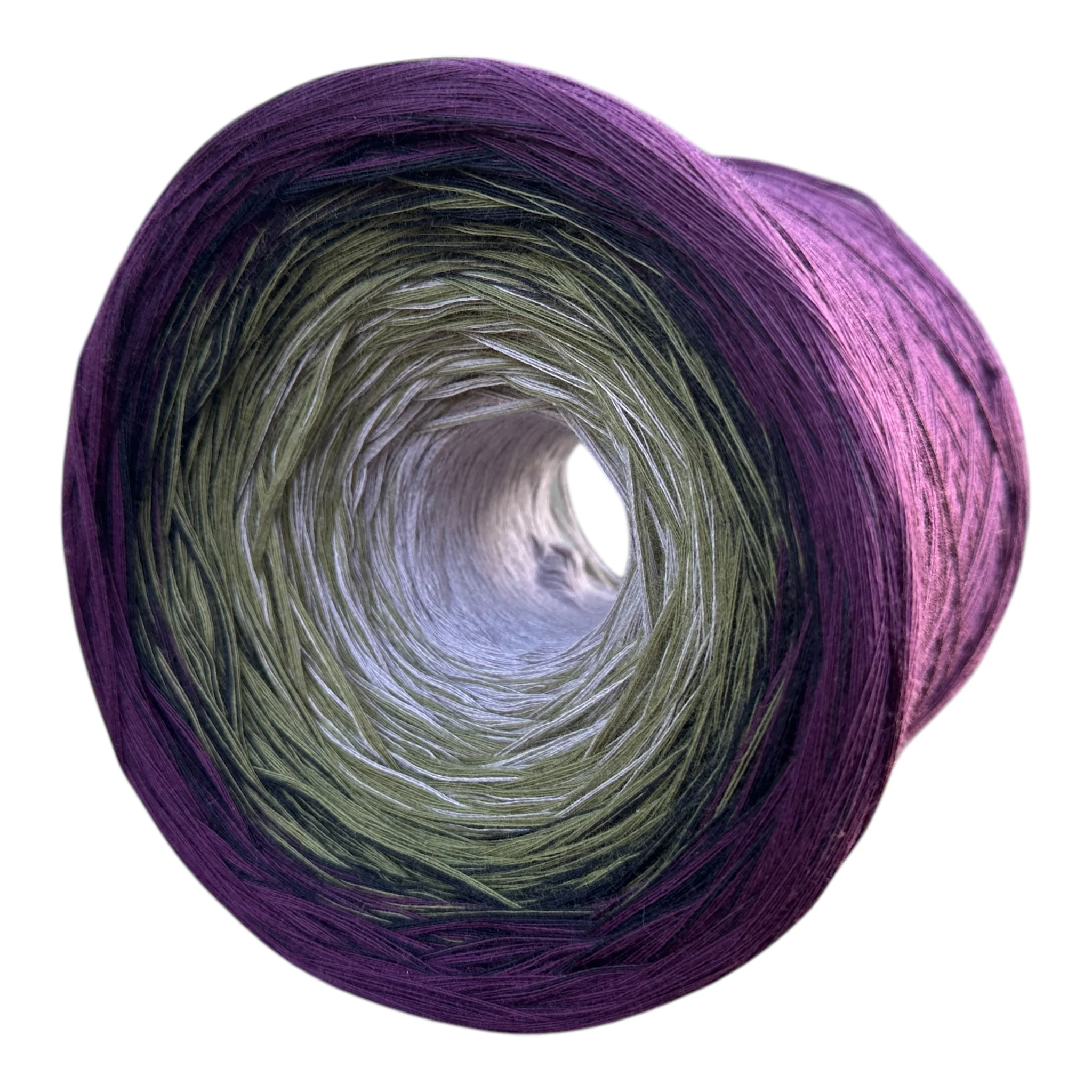 Artichoke Inspired Gradient Cotton Natural Fiber Yarn - Image 3