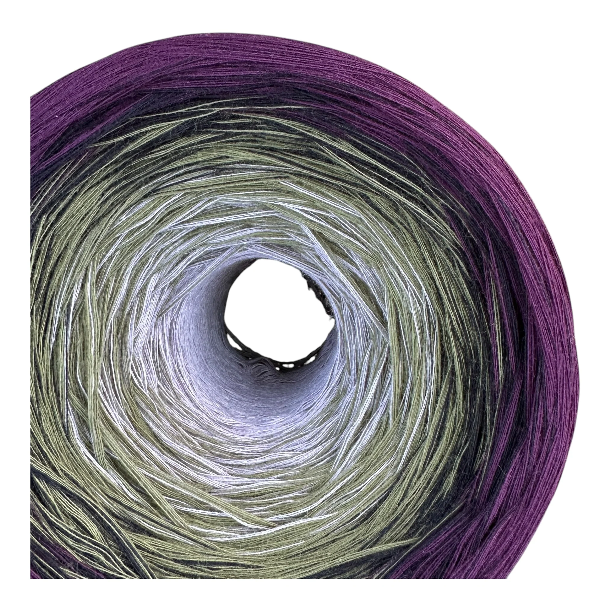 Artichoke Inspired Gradient Cotton Natural Fiber Yarn - Image 4