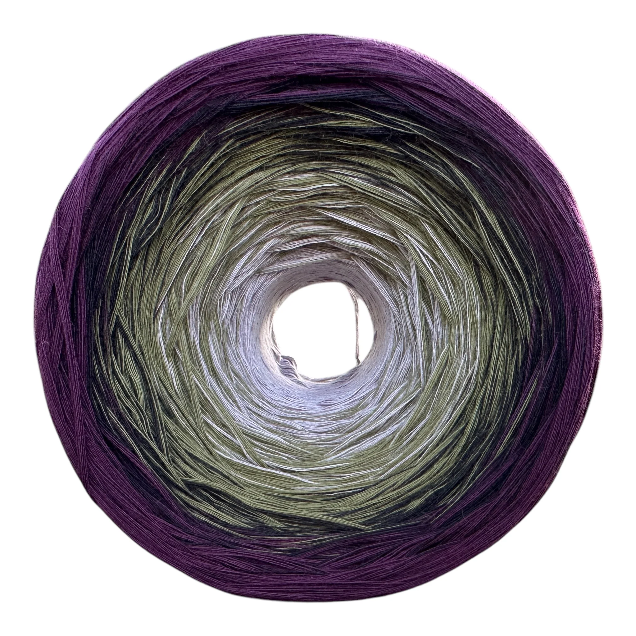 Artichoke Inspired Gradient Cotton Natural Fiber Yarn - Image 5