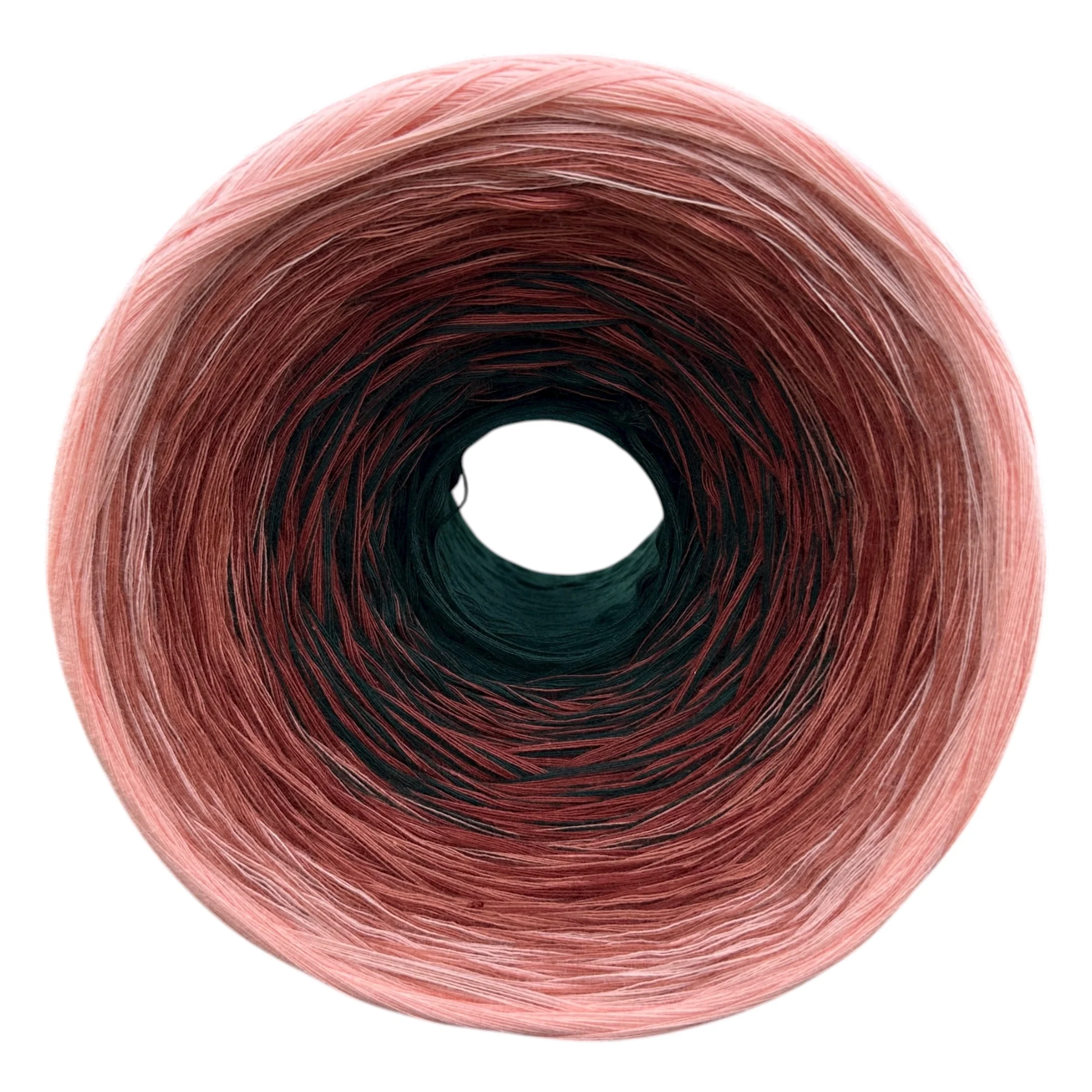 August - Gladiolus, Gradient Cotton Natural Fiber Yarn - Image 11
