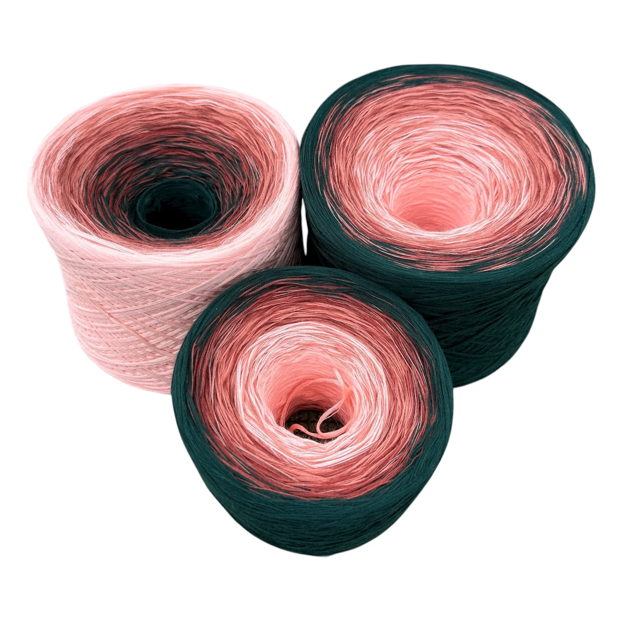 August - Gladiolus, Gradient Cotton Natural Fiber Yarn - Image 18