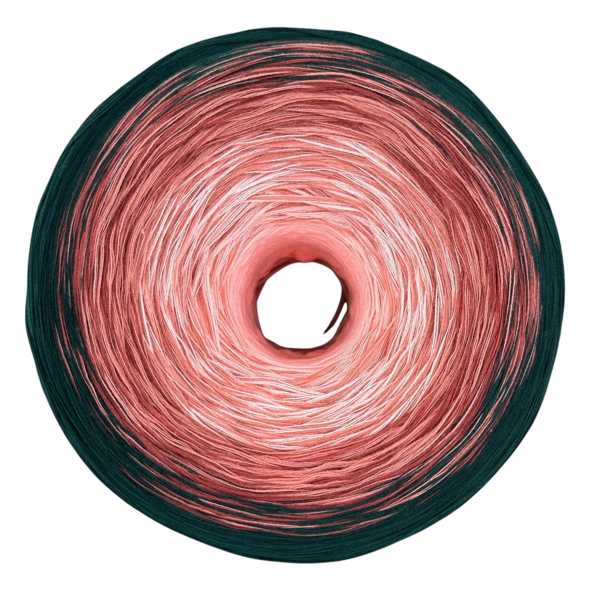 August - Gladiolus, Gradient Cotton Natural Fiber Yarn - Image 3