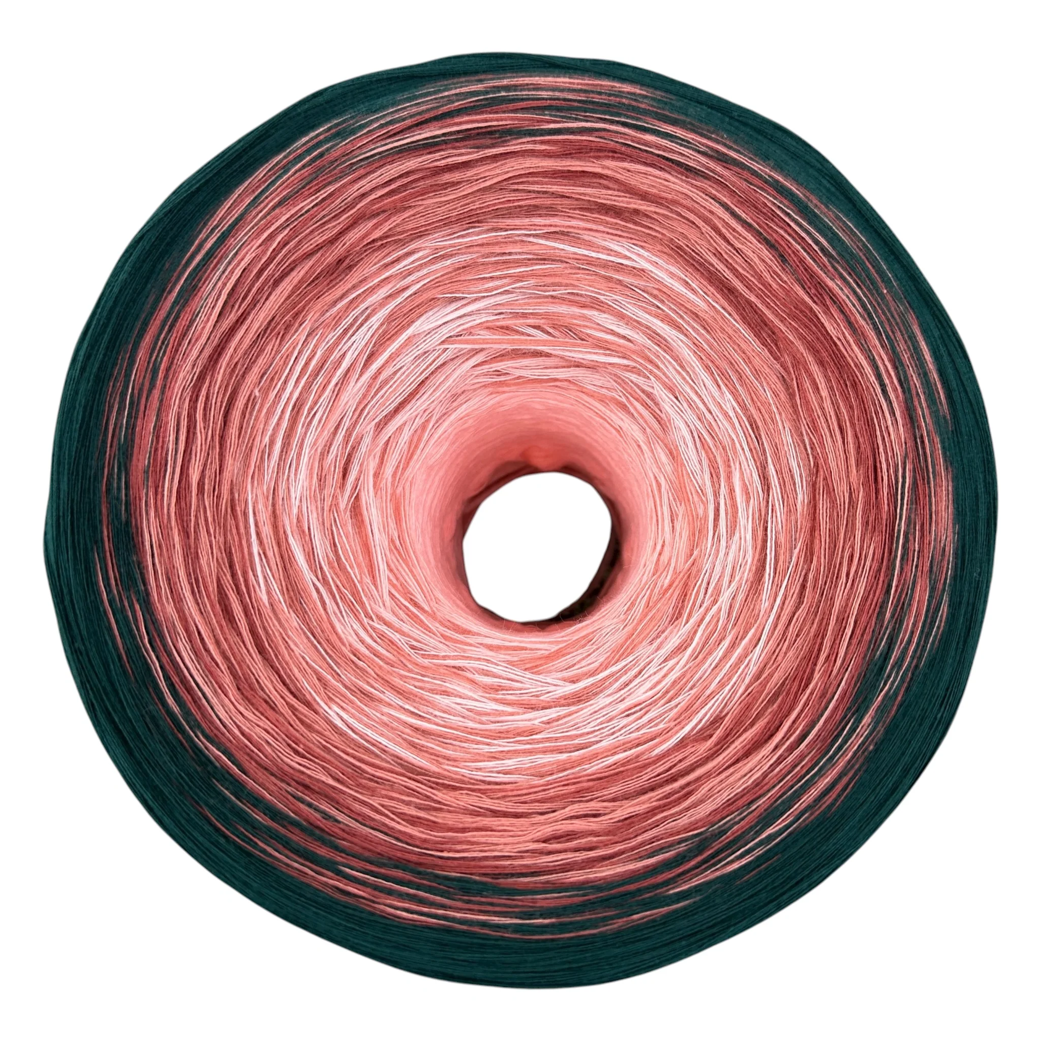 August - Gladiolus, Gradient Cotton Natural Fiber Yarn - Image 4