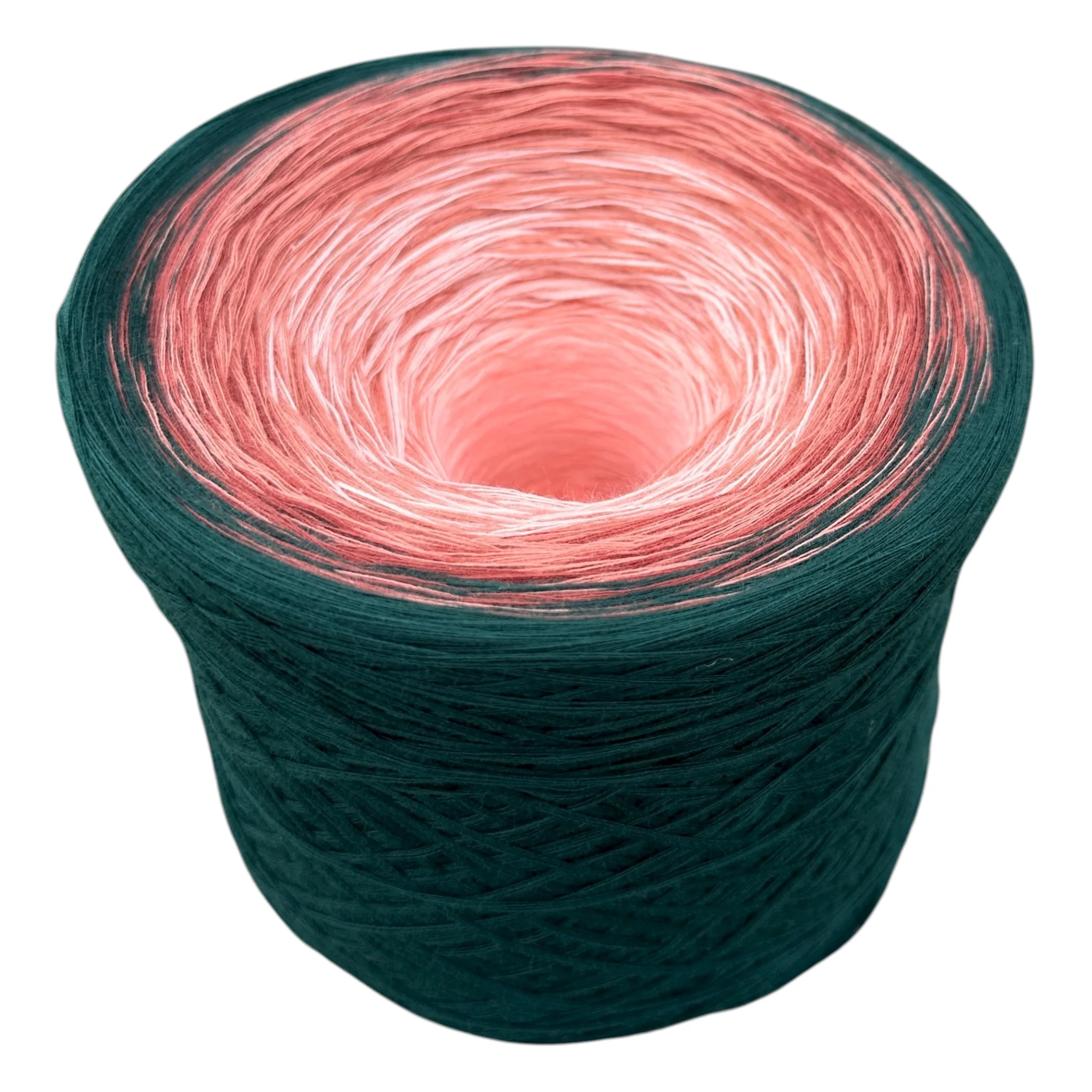 August - Gladiolus, Gradient Cotton Natural Fiber Yarn - Image 5