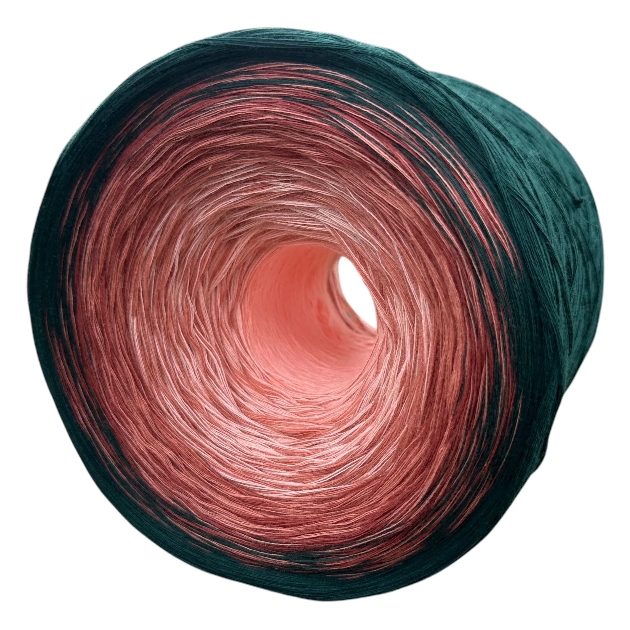 August - Gladiolus, Gradient Cotton Natural Fiber Yarn - Image 8