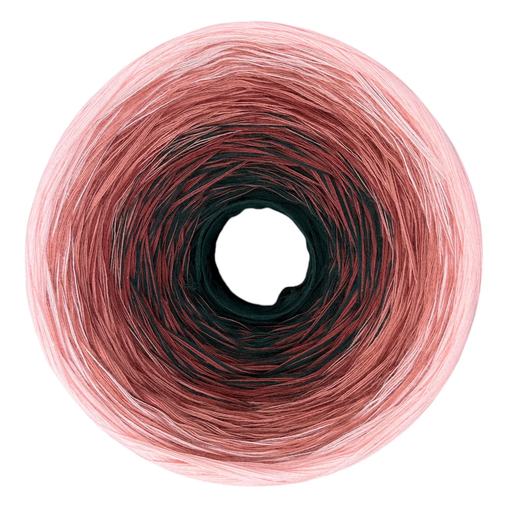August - Gladiolus, Gradient Cotton Natural Fiber Yarn - Image 9