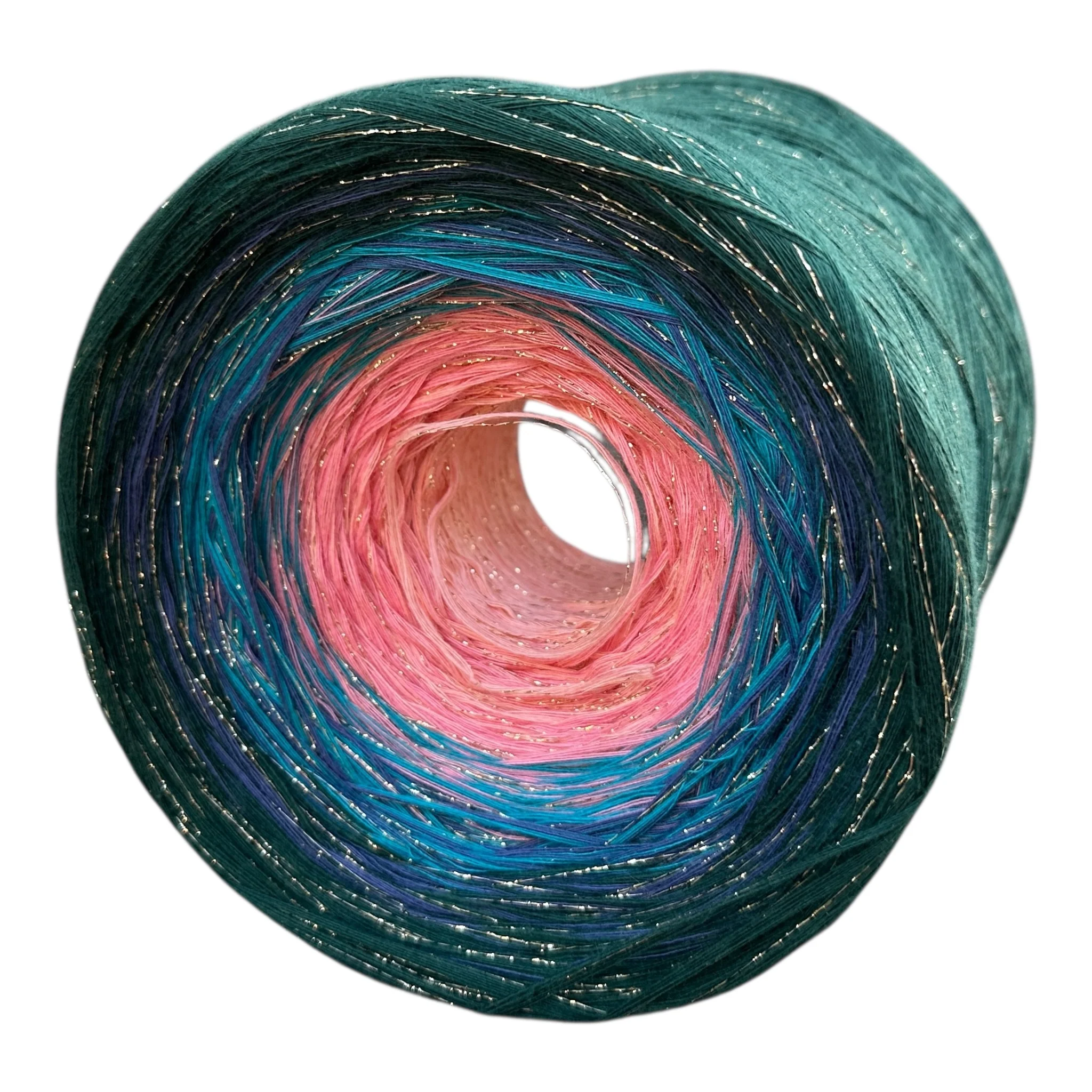 Celestial Lake Sparkle, Gradient Yarn With Sparkle - Image 3