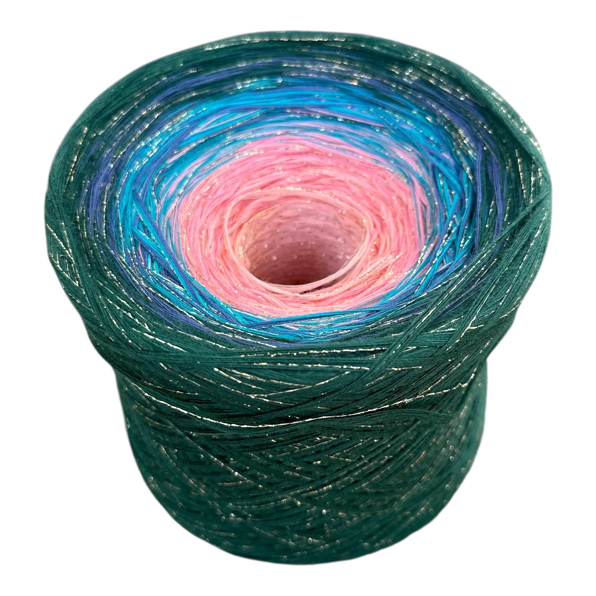 Celestial Lake Sparkle, Gradient Yarn With Sparkle - Image 4