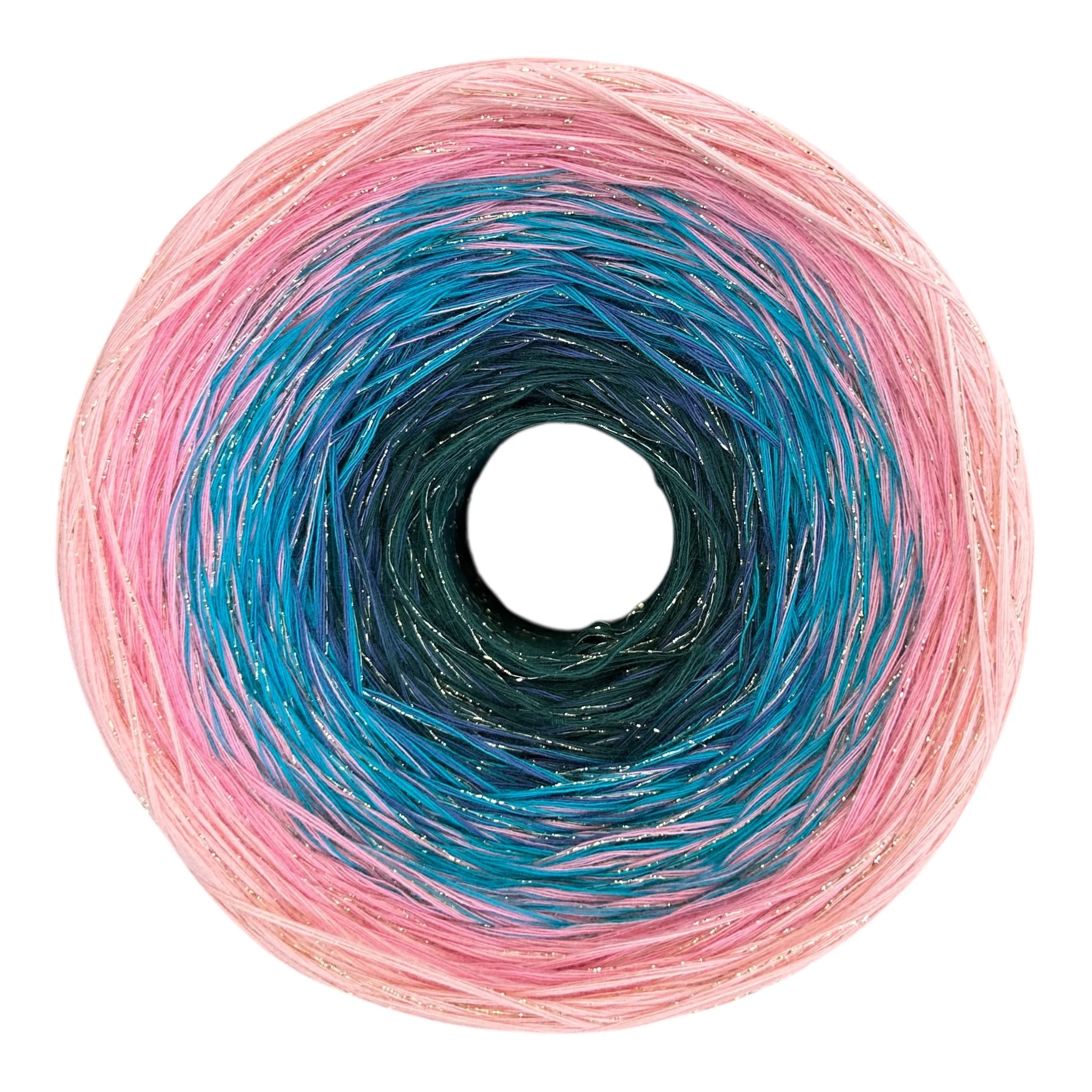 Celestial Lake Sparkle, Gradient Yarn With Sparkle - Image 5