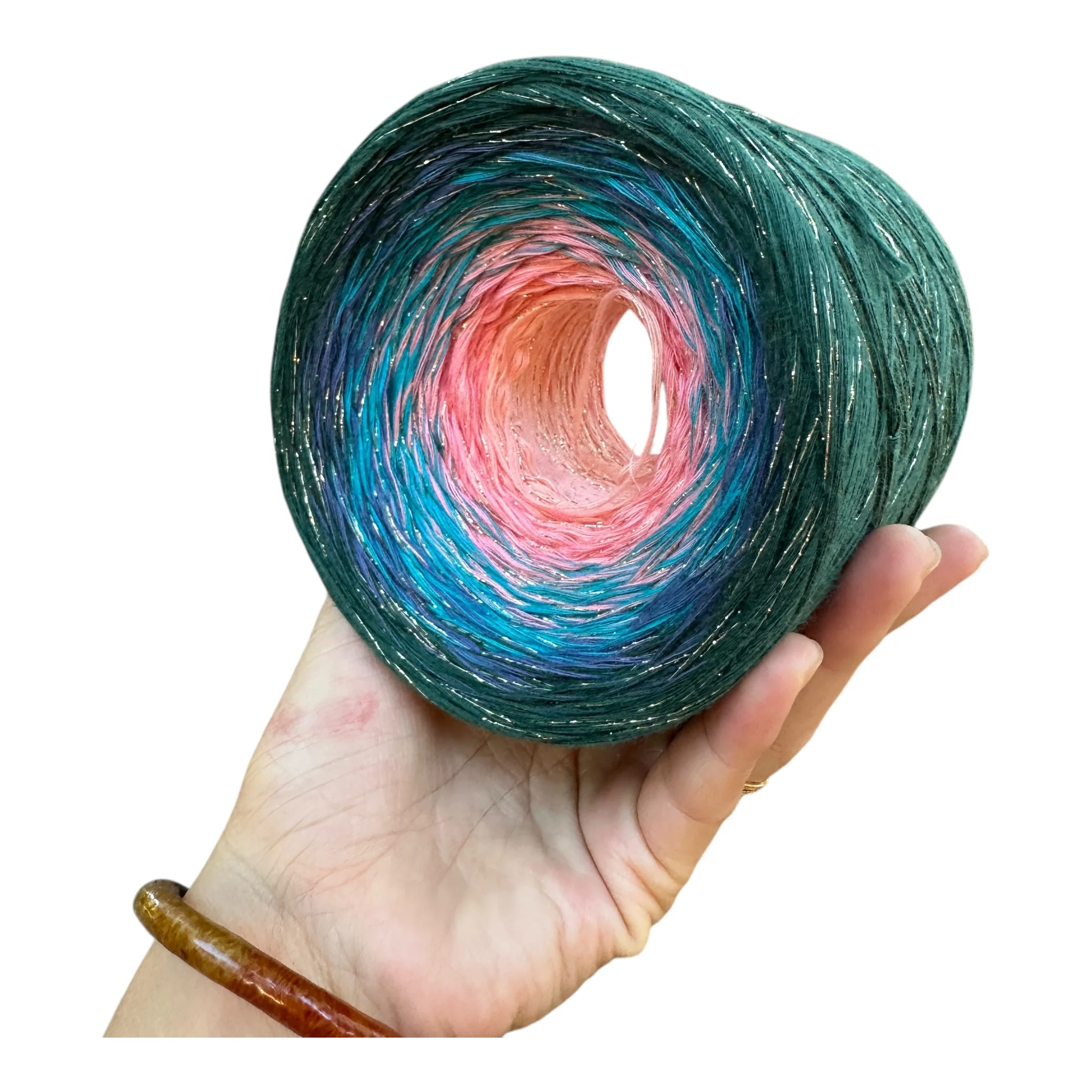 Celestial Lake Sparkle, Gradient Yarn With Sparkle - Image 8