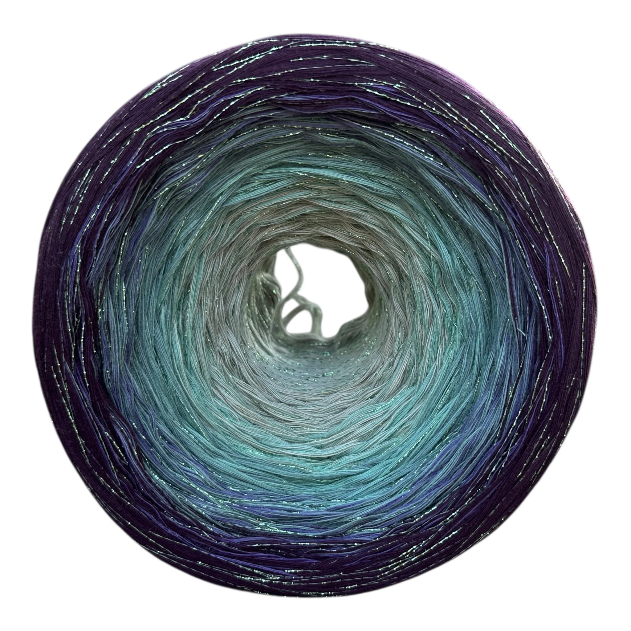 Cloudy Skies, Gradient Cotton Natural Fiber Yarn - Image 11