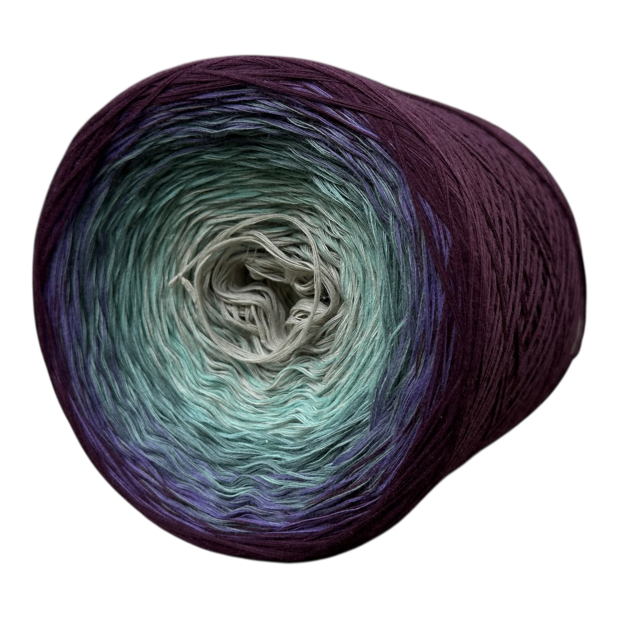 Cloudy Skies, Gradient Cotton Natural Fiber Yarn - Image 3