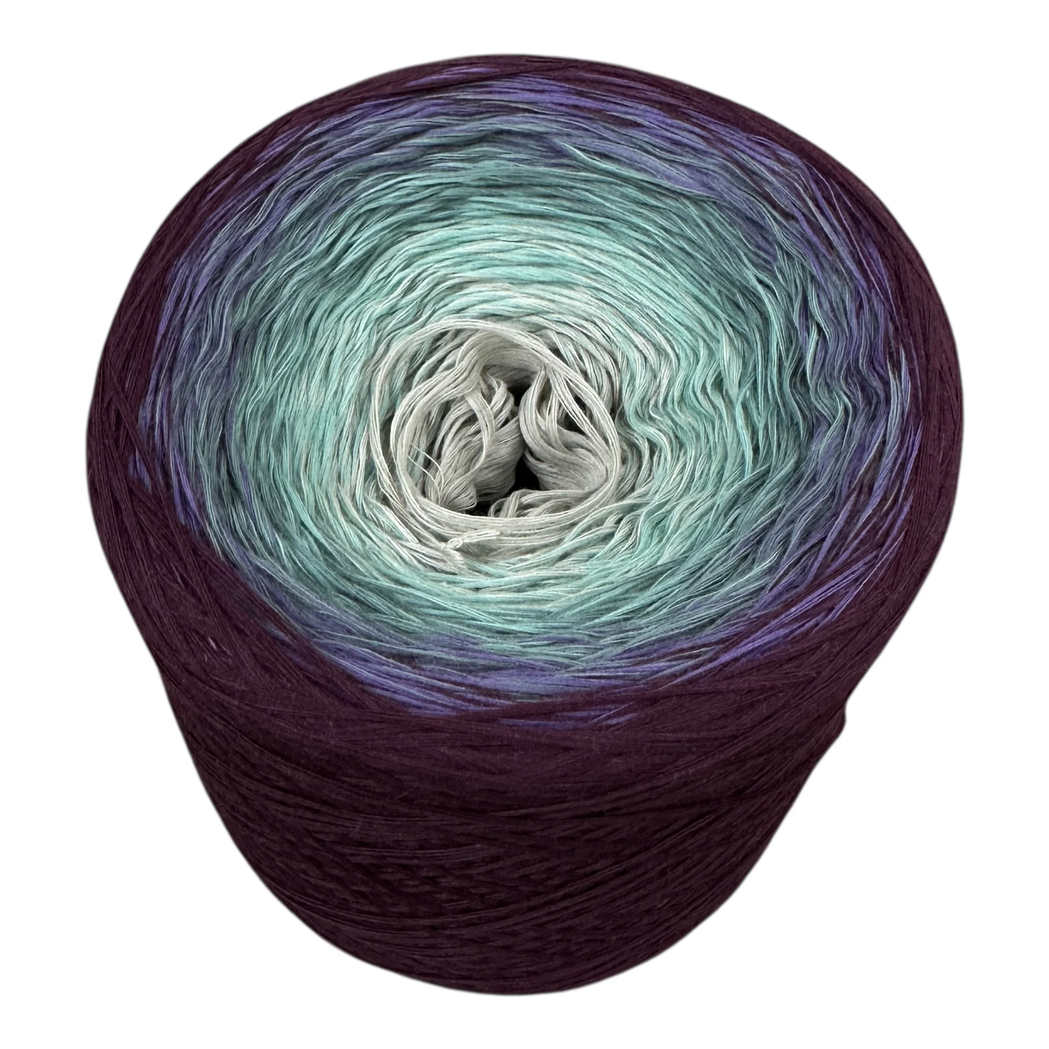 Cloudy Skies, Gradient Cotton Natural Fiber Yarn - Image 4