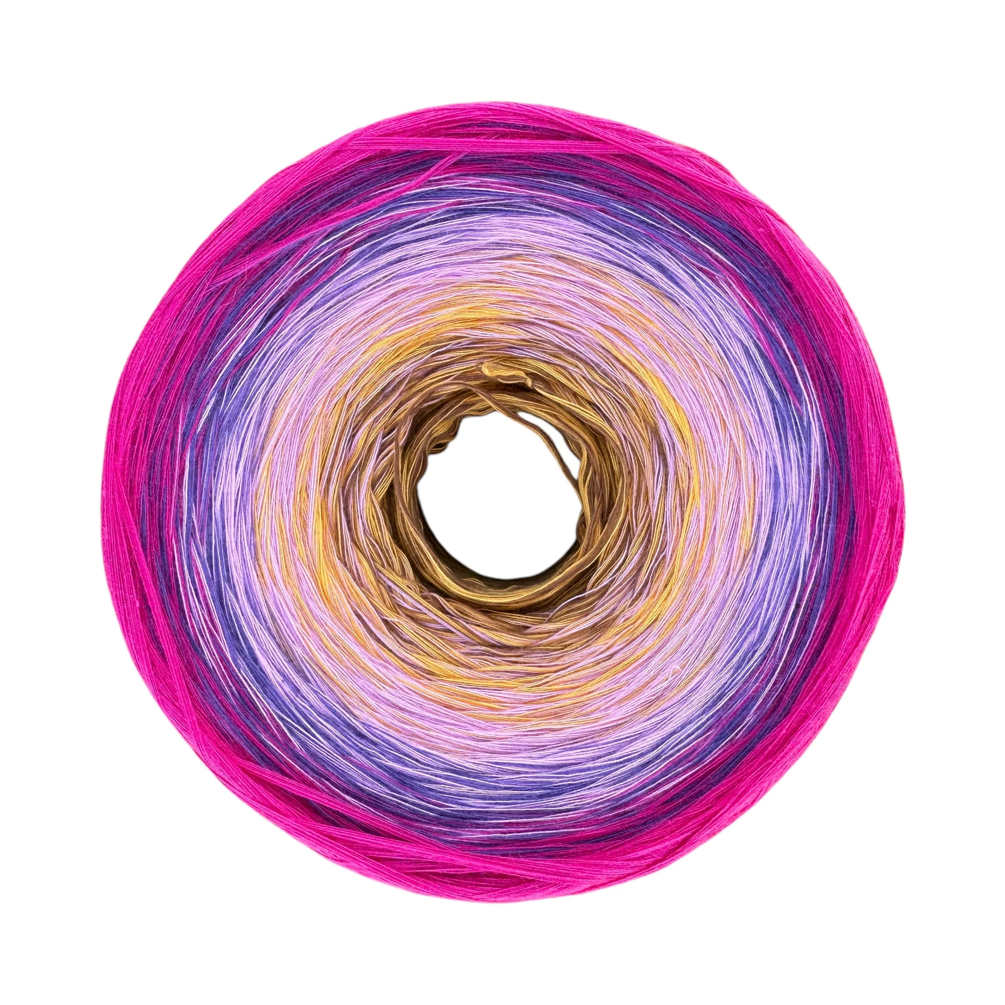 Cosmos, October Birth Flower, Gradient Cotton Natural Fiber Yarn - Image 3
