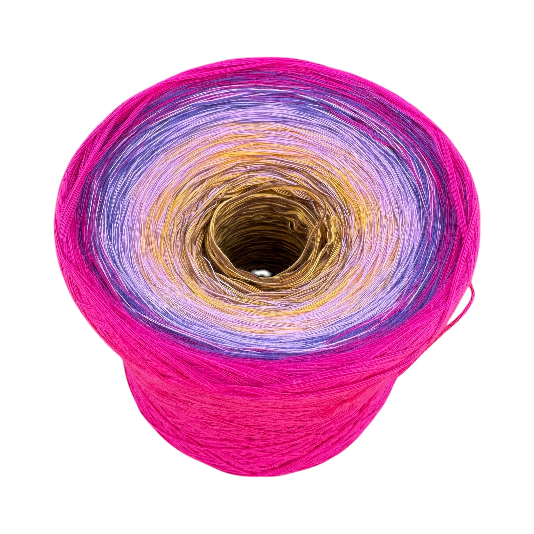 Cosmos, October Birth Flower, Gradient Cotton Natural Fiber Yarn - Image 4