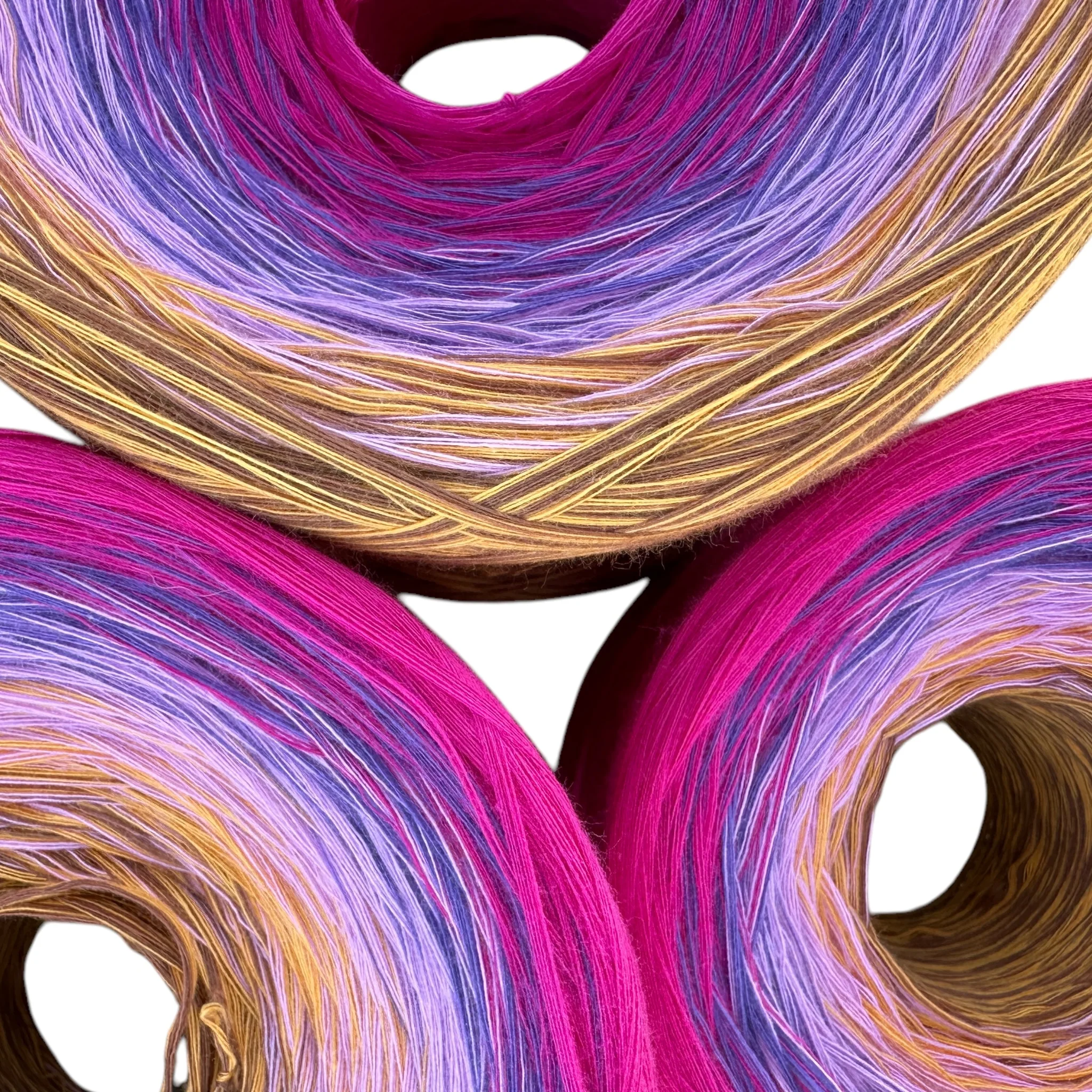 Cosmos, October Birth Flower, Gradient Cotton Natural Fiber Yarn - Image 7