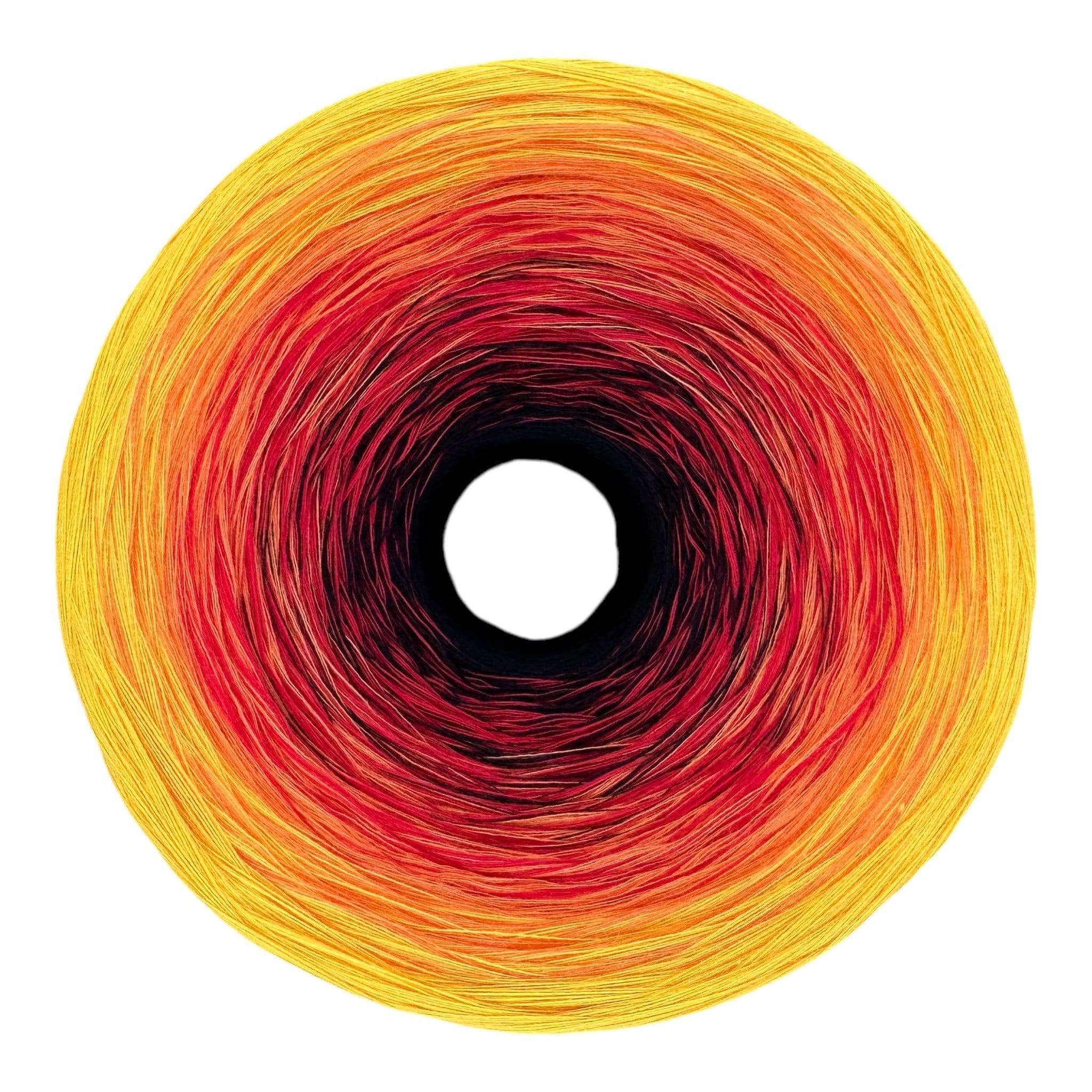 Fire Dance, Gradient Cotton Natural Fiber Yarn - Image 3