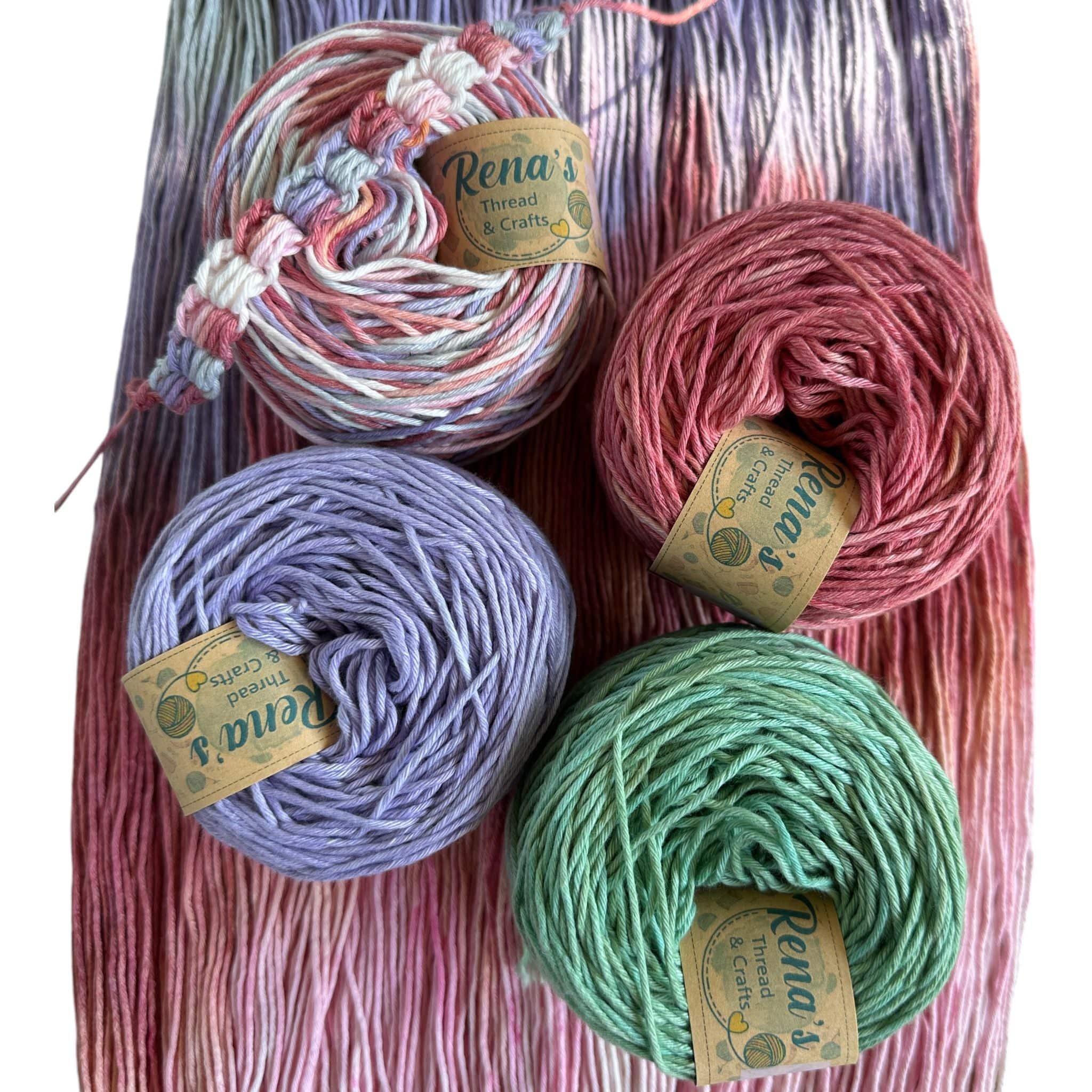 Frosted Berries Set, Hand Dyed, Natural Fiber Yarn - Image 3