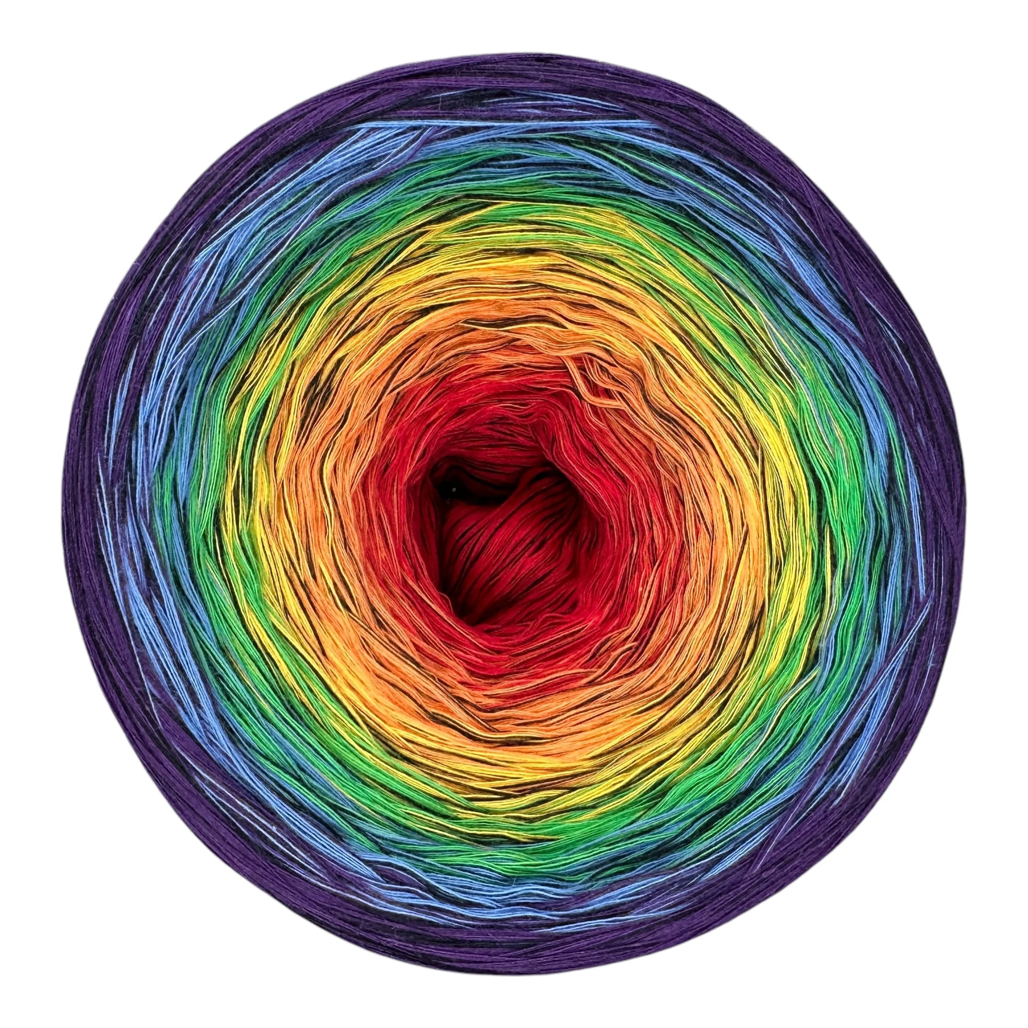 Gothic Rainbow Gradient Cotton Natural Fiber Yarn - Image 3