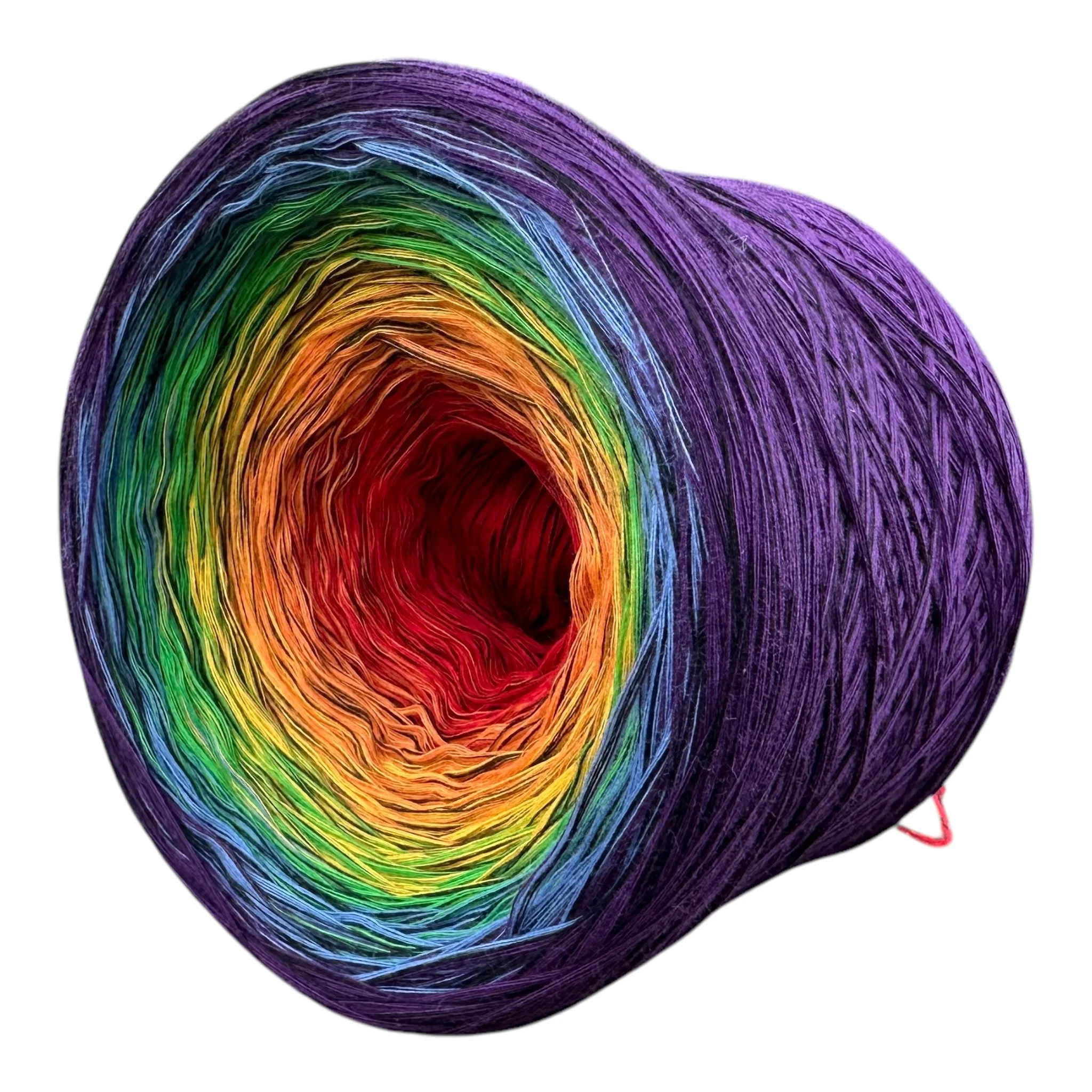 Gothic Rainbow Gradient Cotton Natural Fiber Yarn - Image 4