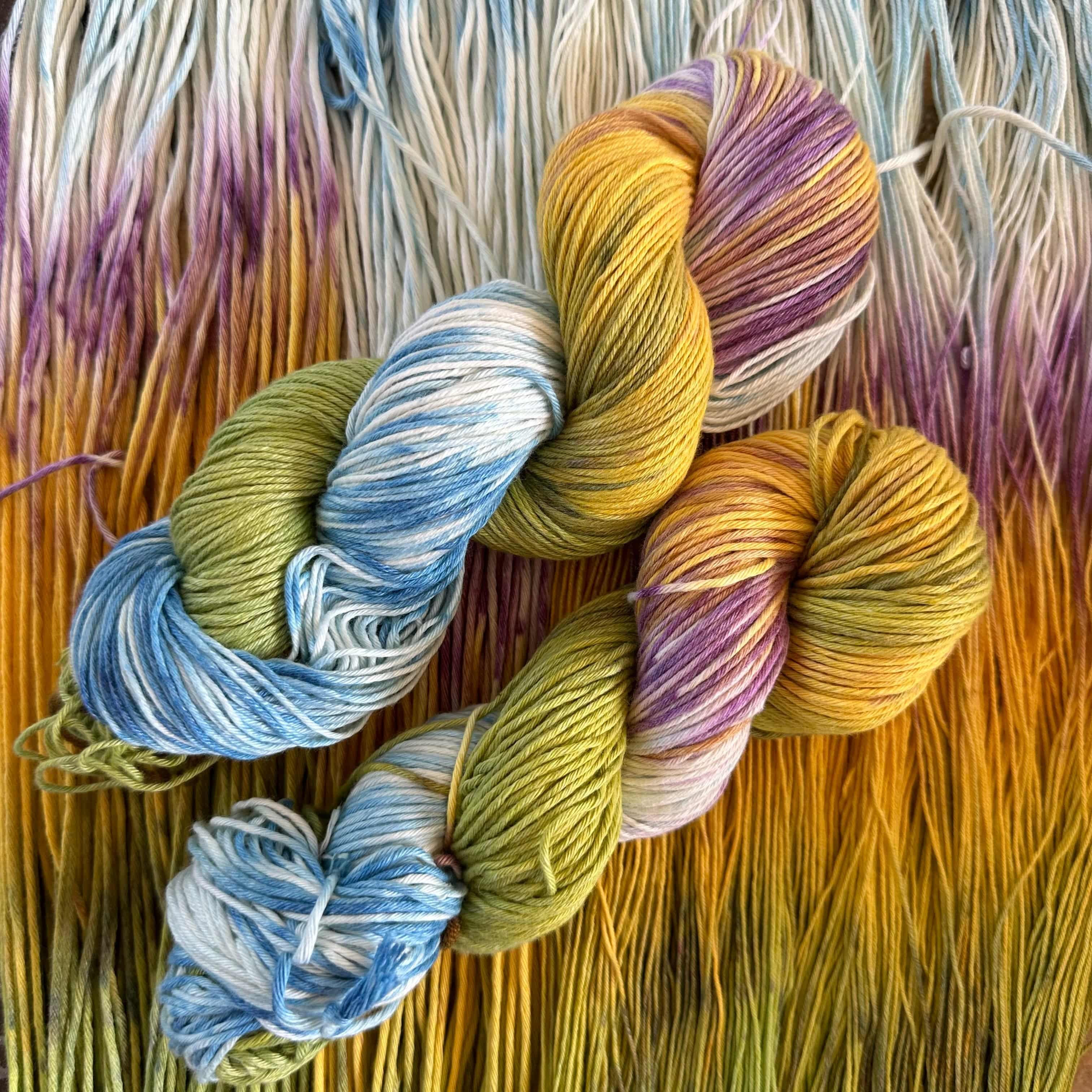 Grand Prairie, Hand Dyed Cotton Natural Fiber Yarn - Image 5