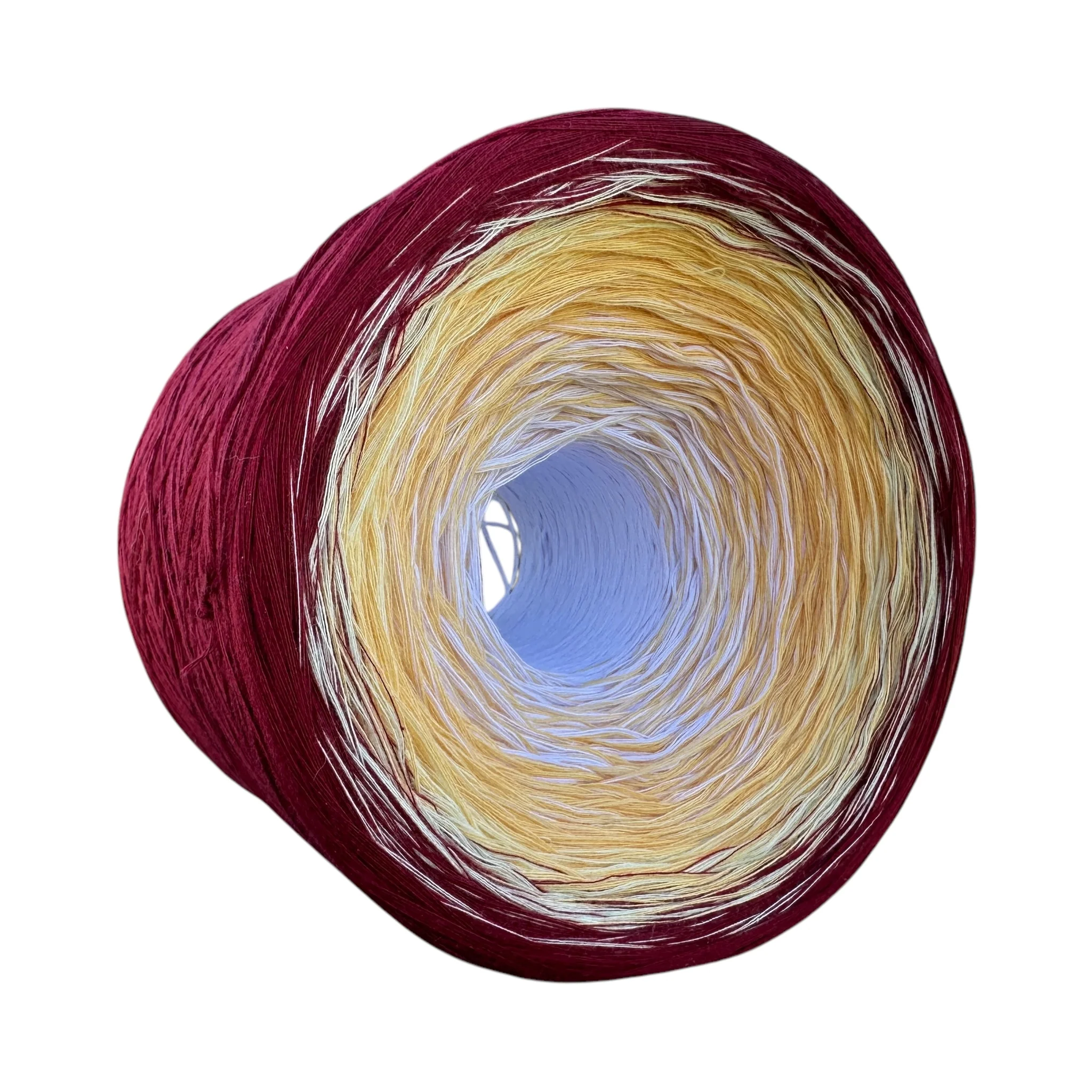 Hawthorn, May Birth Flower, Gradient Cotton Natural Fiber Yarn - Image 4