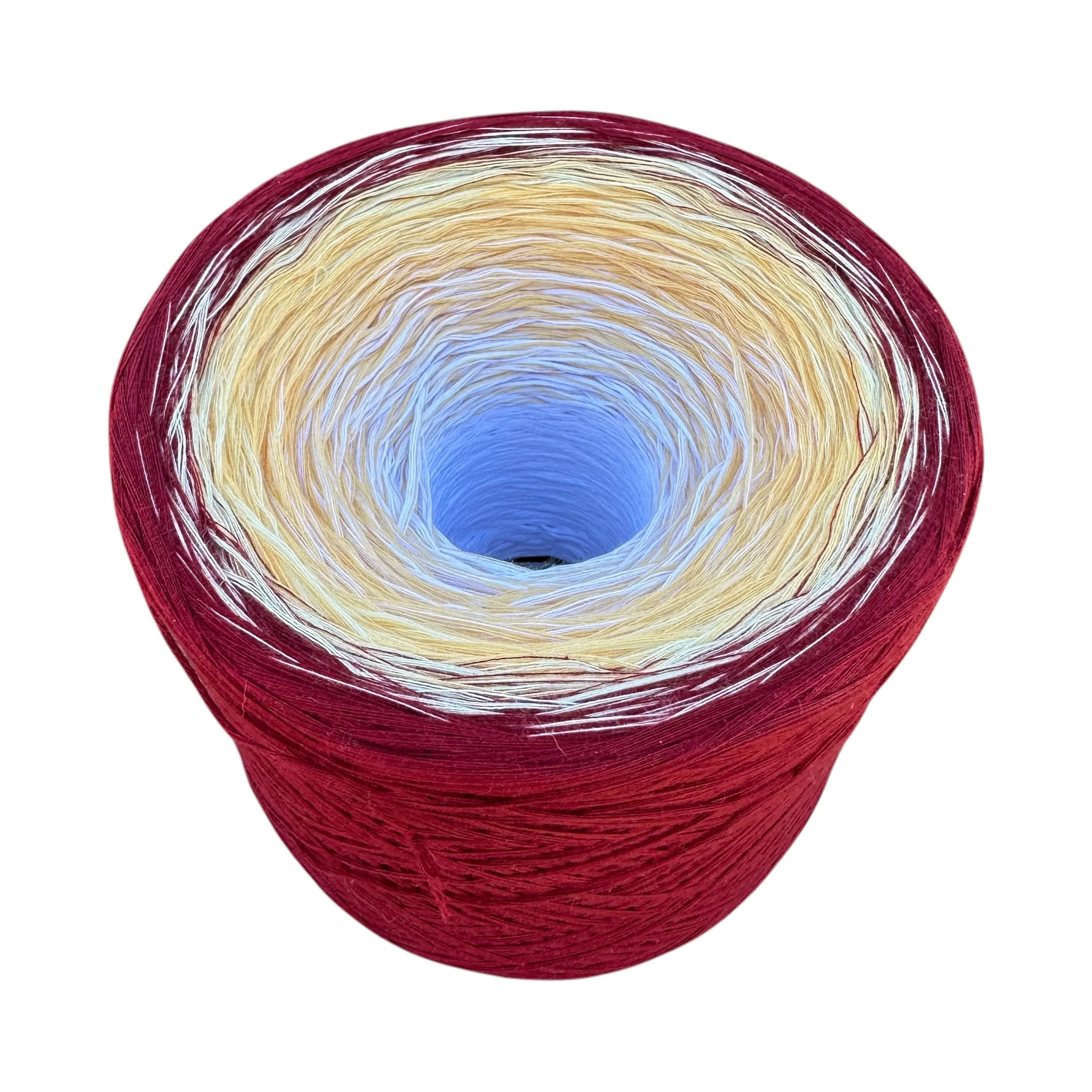 Hawthorn, May Birth Flower, Gradient Cotton Natural Fiber Yarn - Image 5