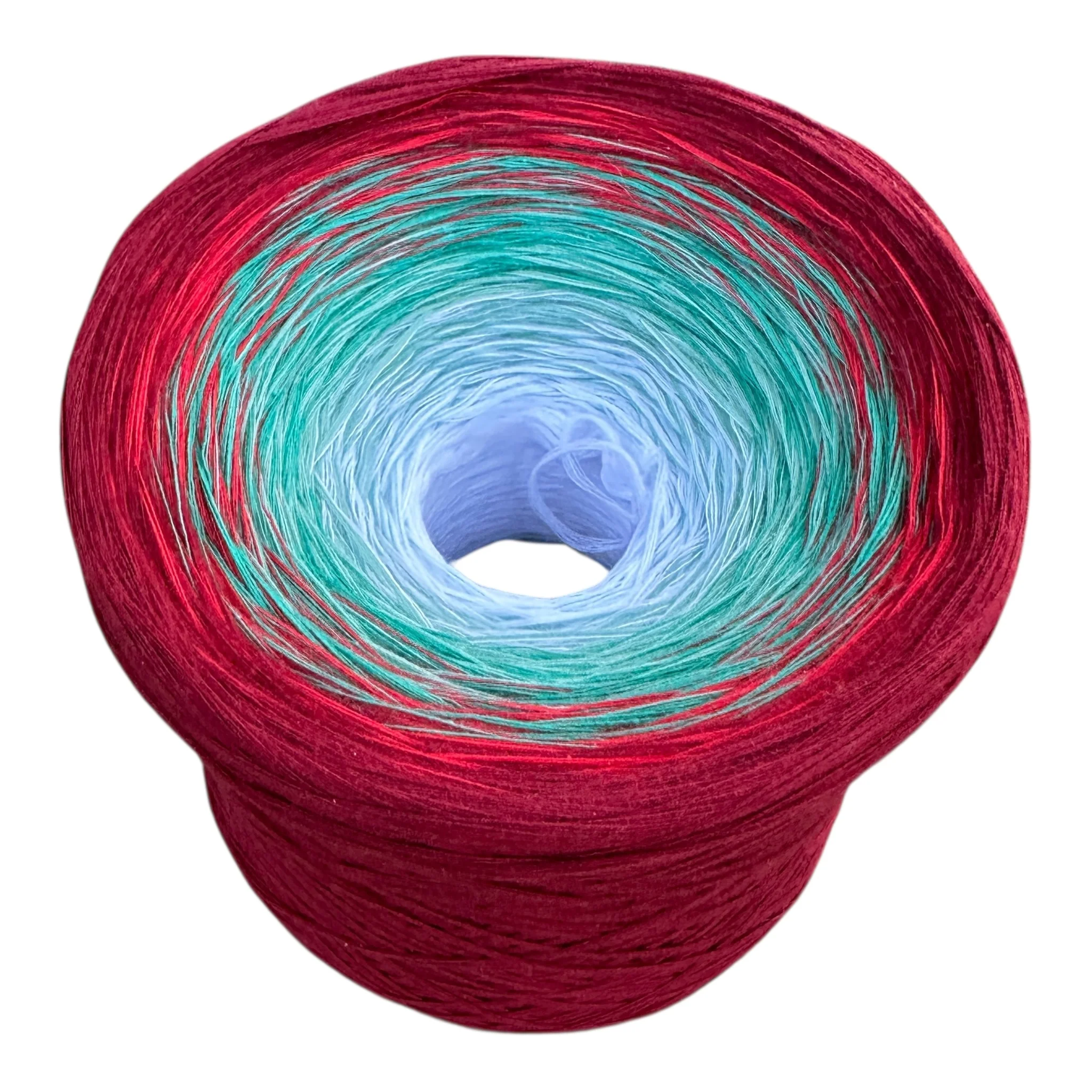 Holly, December Birth Flower, Gradient Cotton Natural Fiber Yarn - Image 4