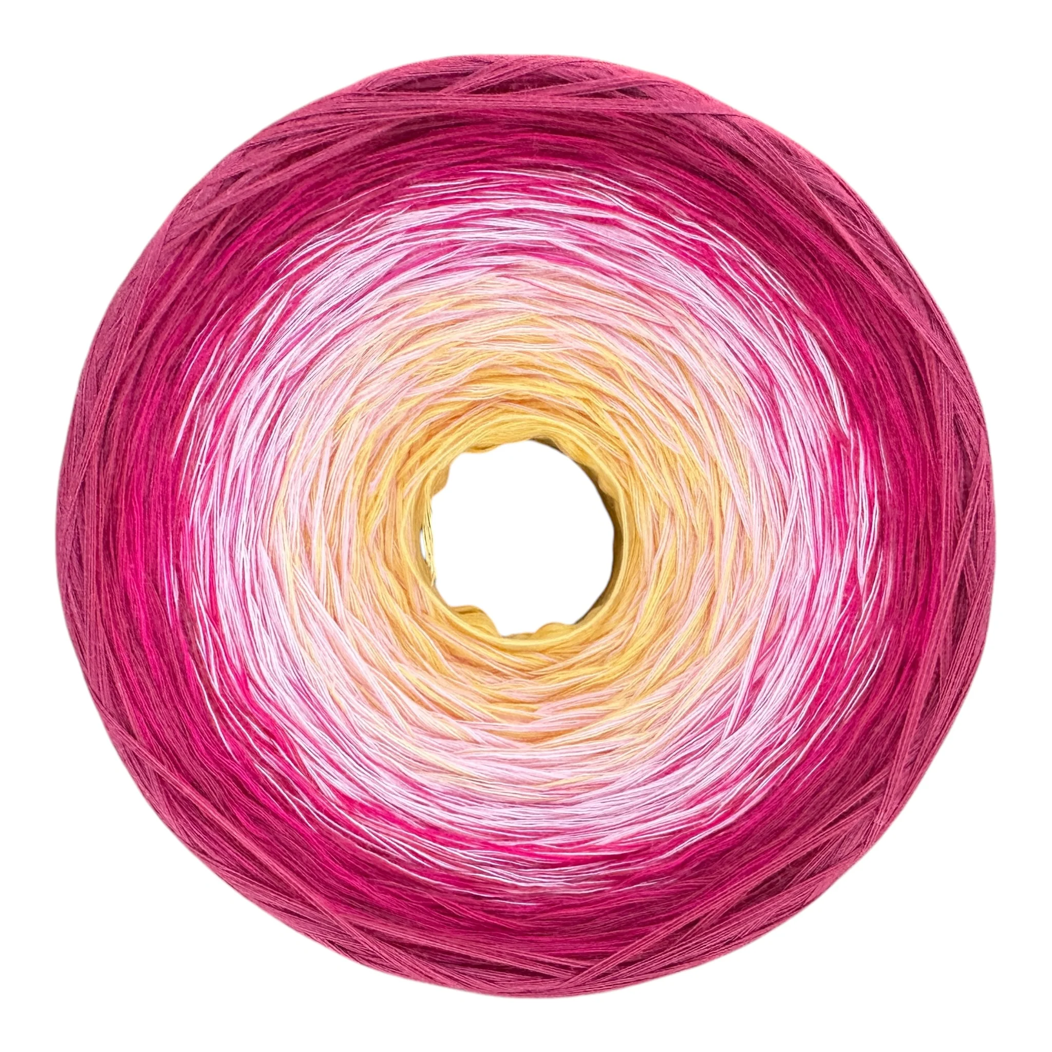 Honeysuckle, June Birth Flower, Gradient Cotton Natural Fiber Yarn - Image 3
