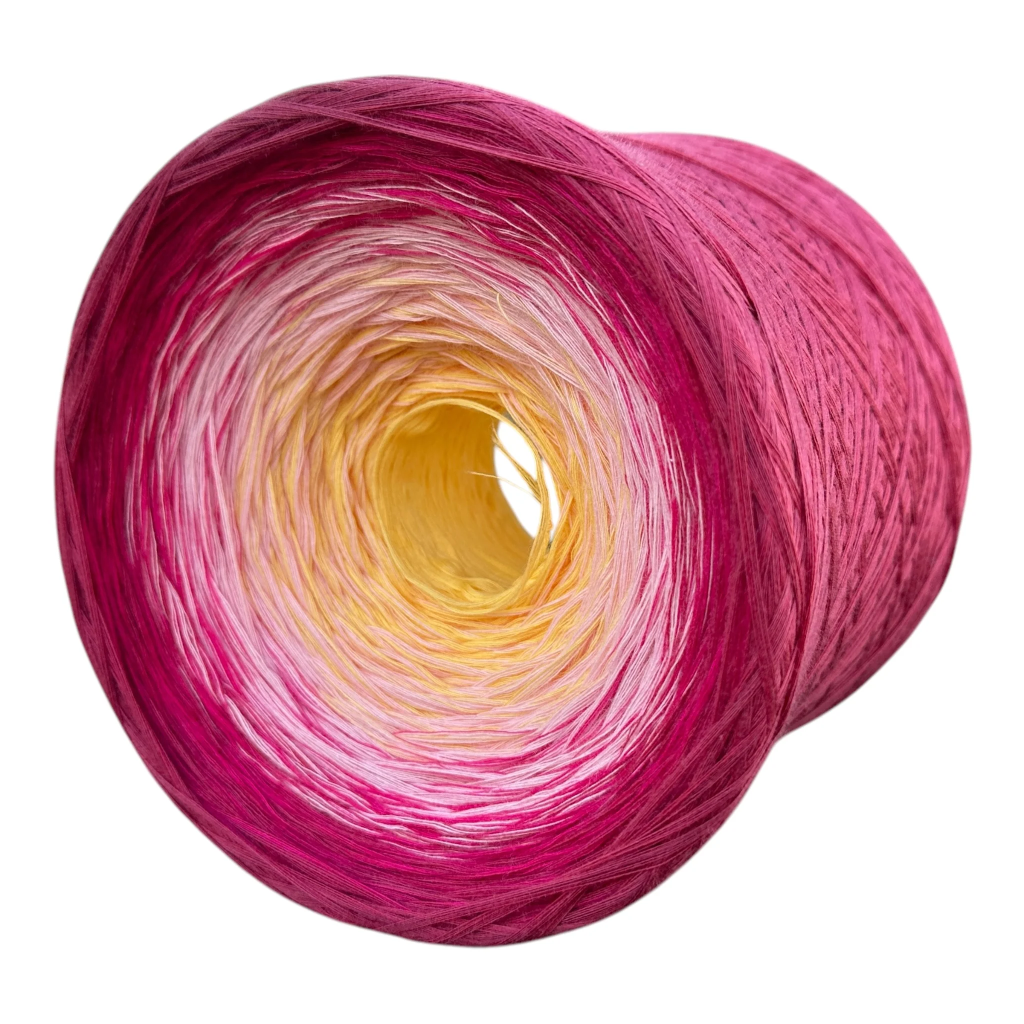 Honeysuckle, June Birth Flower, Gradient Cotton Natural Fiber Yarn - Image 4