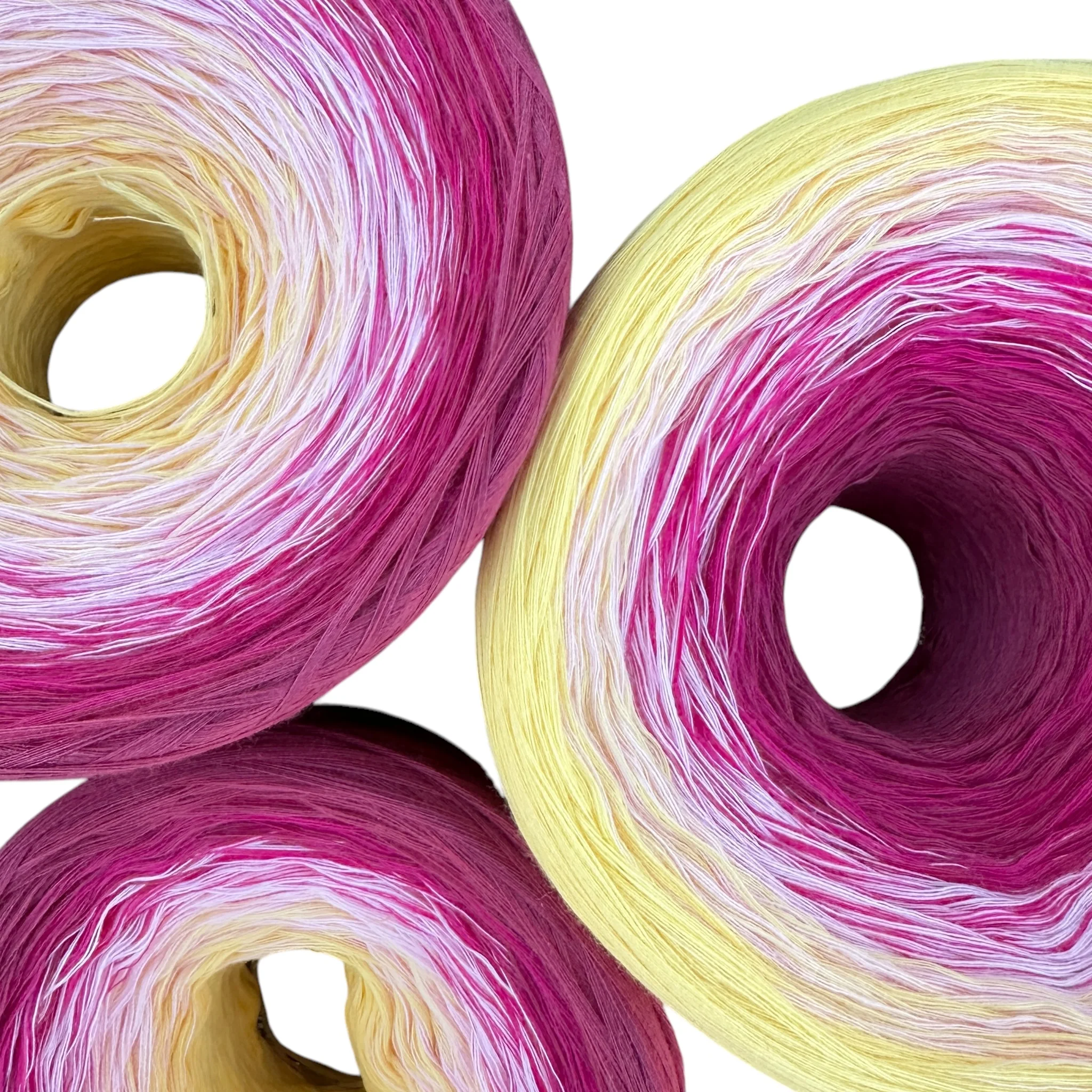 Honeysuckle, June Birth Flower, Gradient Cotton Natural Fiber Yarn - Image 9