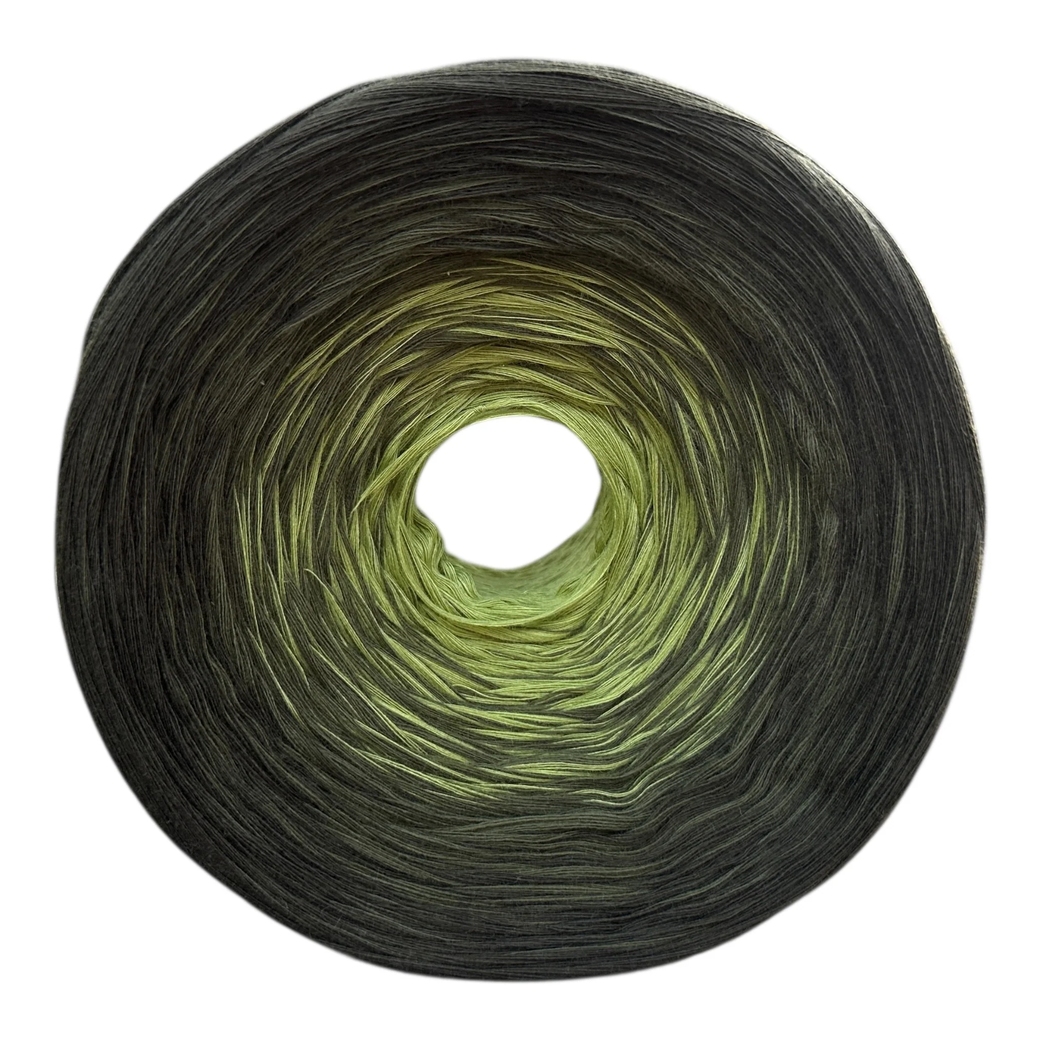 Hunter Green, 12ply cotton, Ombre Cotton Natural Fiber Yarn - Image 3