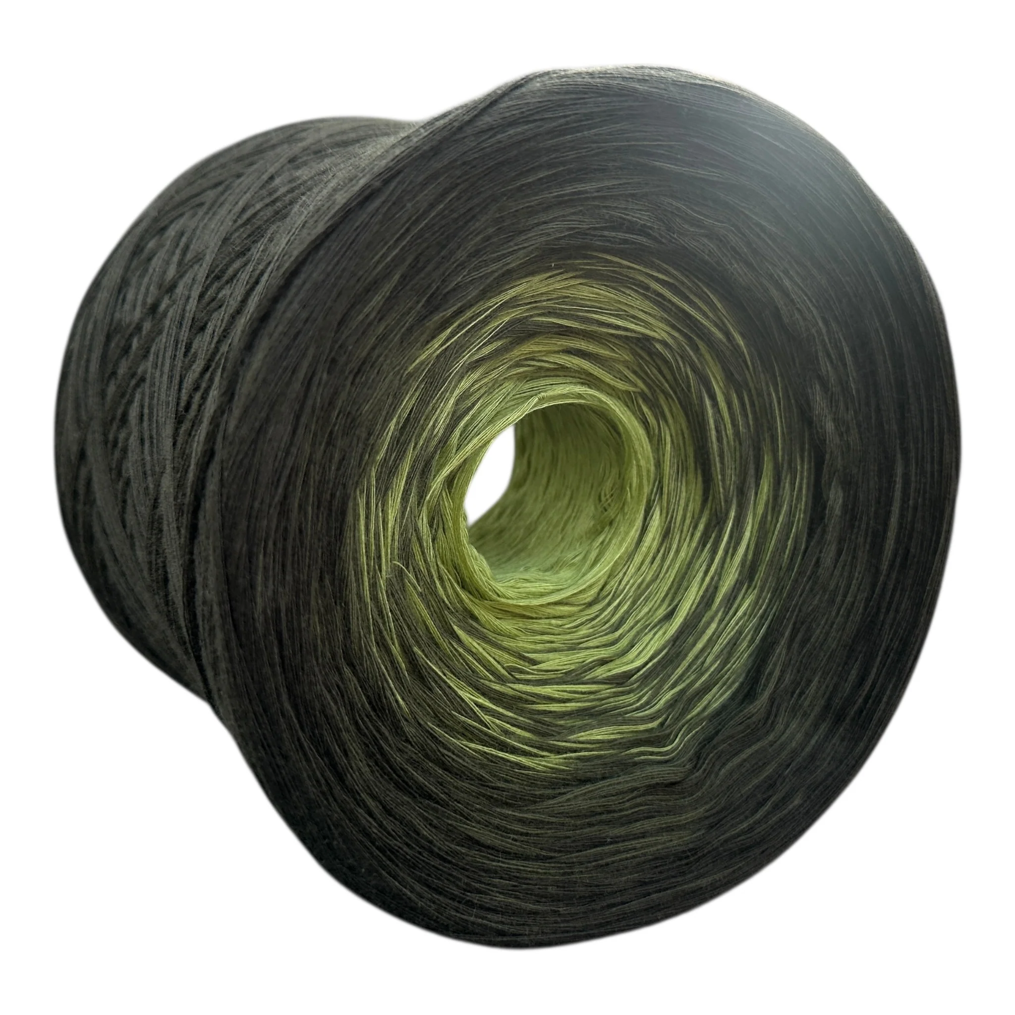Hunter Green, 12ply cotton, Ombre Cotton Natural Fiber Yarn - Image 4
