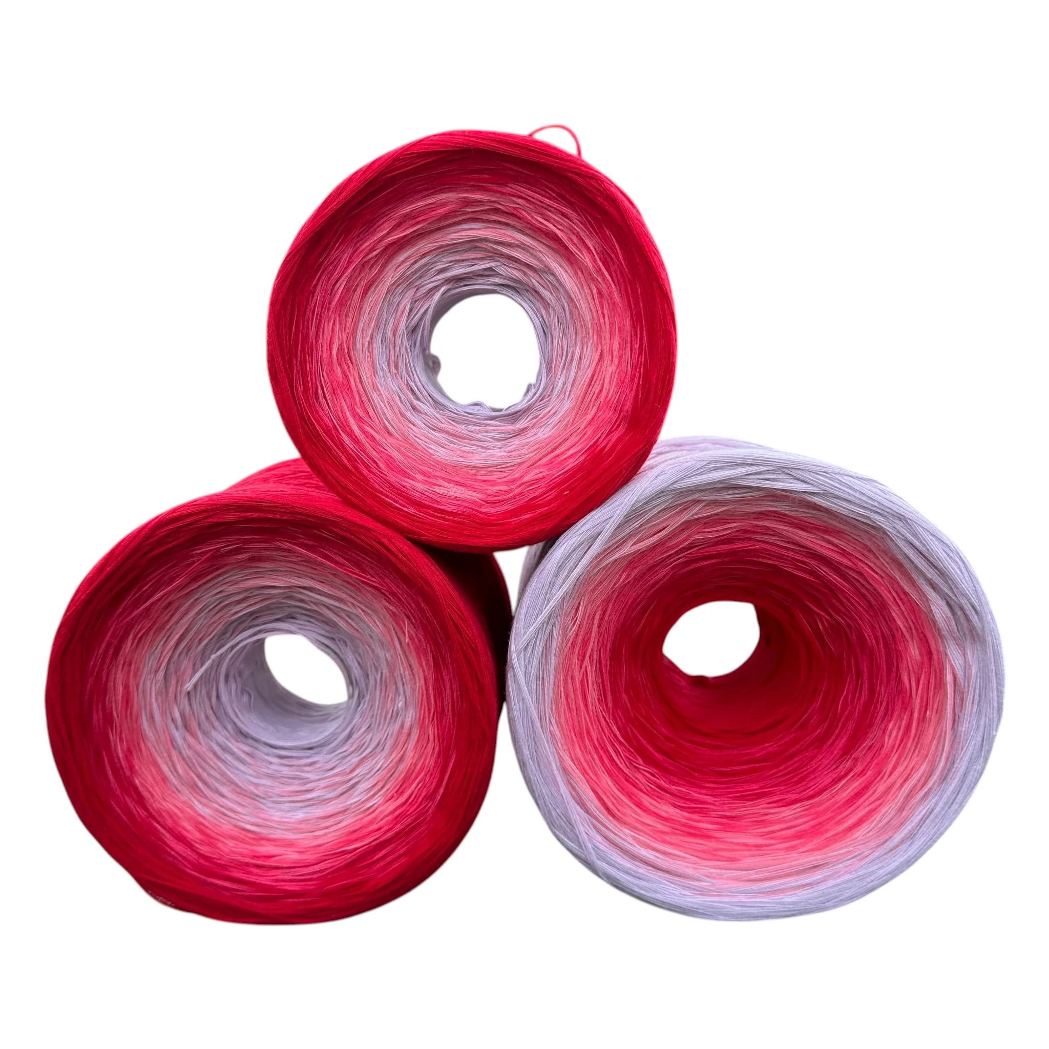 January - Carnation, Gradient Cotton Natural Fiber Yarn - Image 12