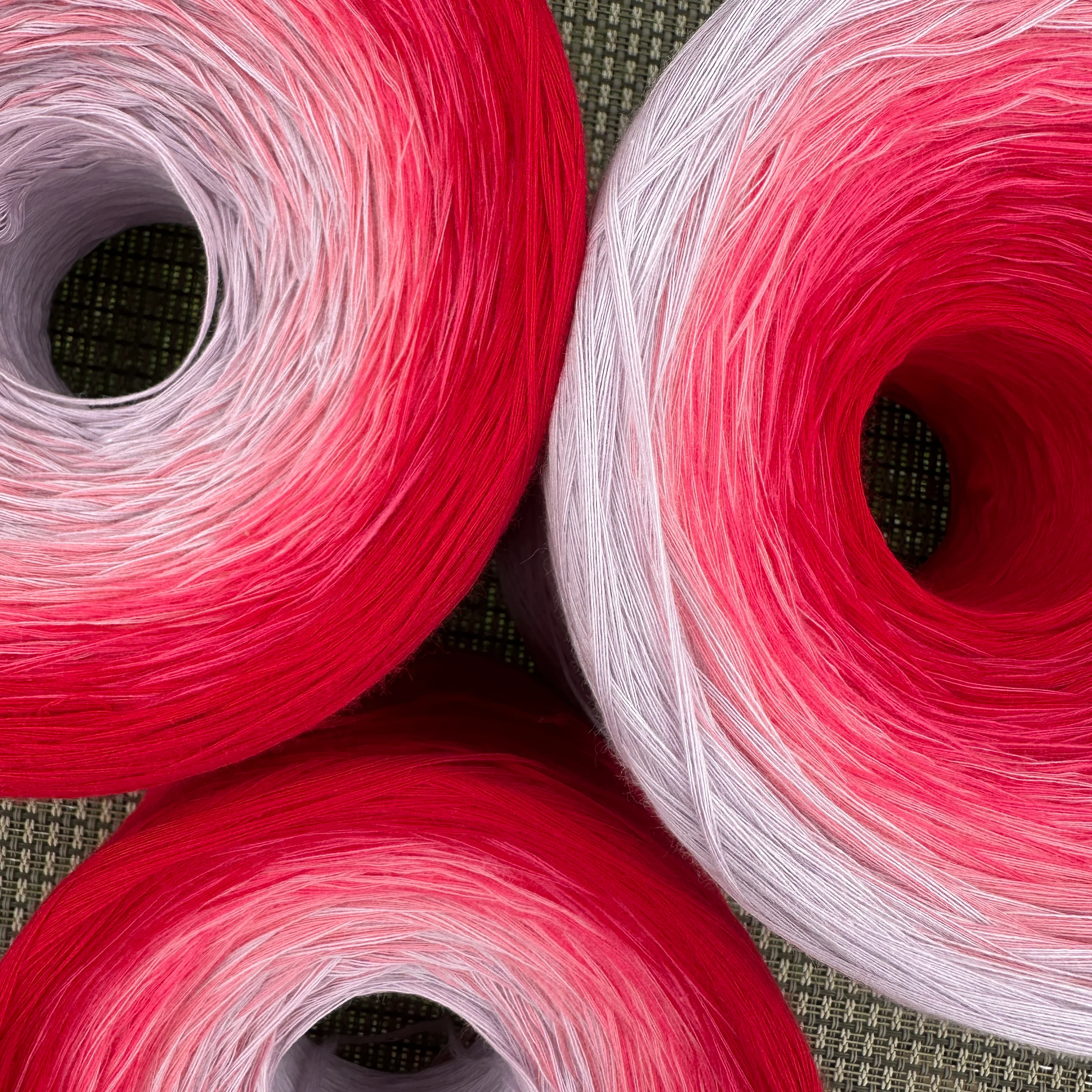 January - Carnation, Gradient Cotton Natural Fiber Yarn - Image 13