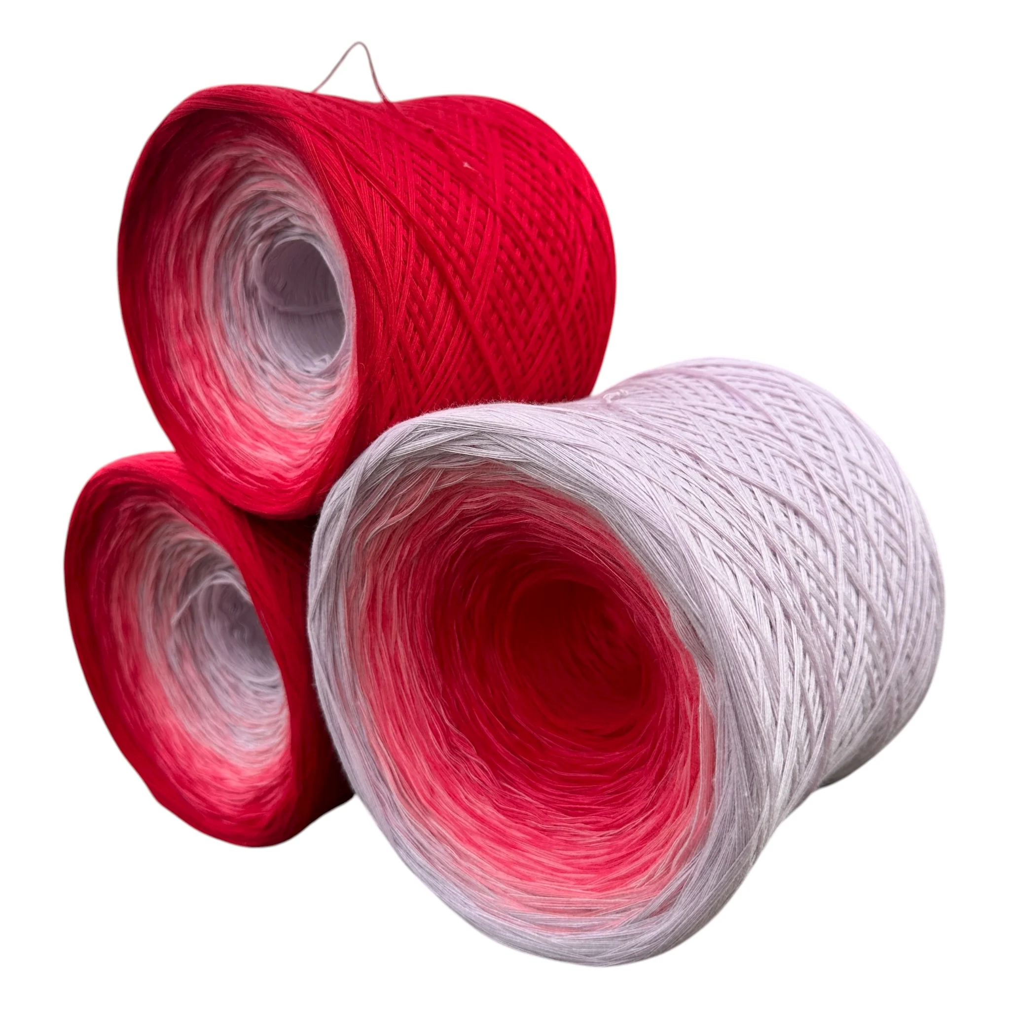 January - Carnation, Gradient Cotton Natural Fiber Yarn - Image 15