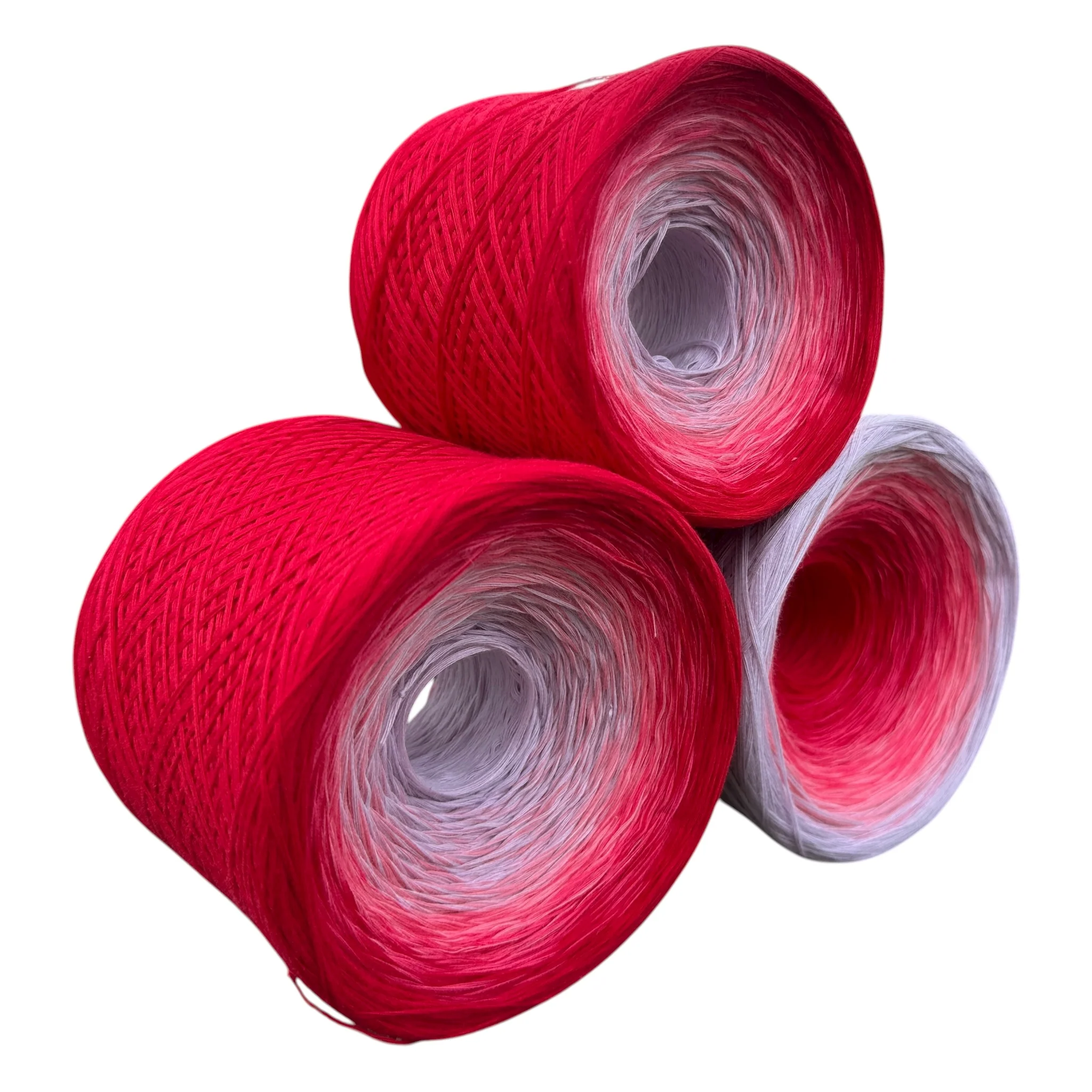 January - Carnation, Gradient Cotton Natural Fiber Yarn - Image 19
