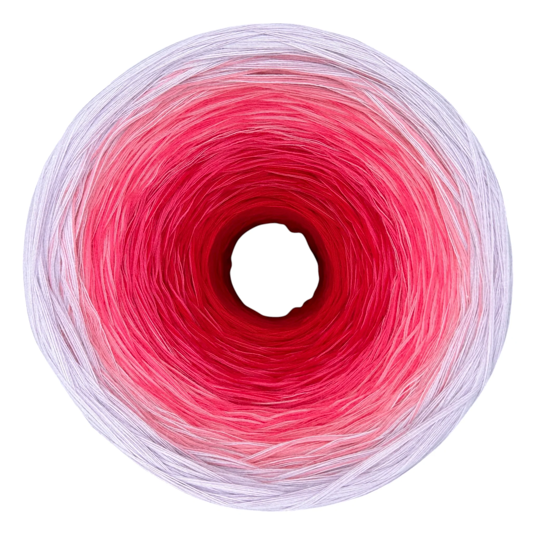 January - Carnation, Gradient Cotton Natural Fiber Yarn - Image 3