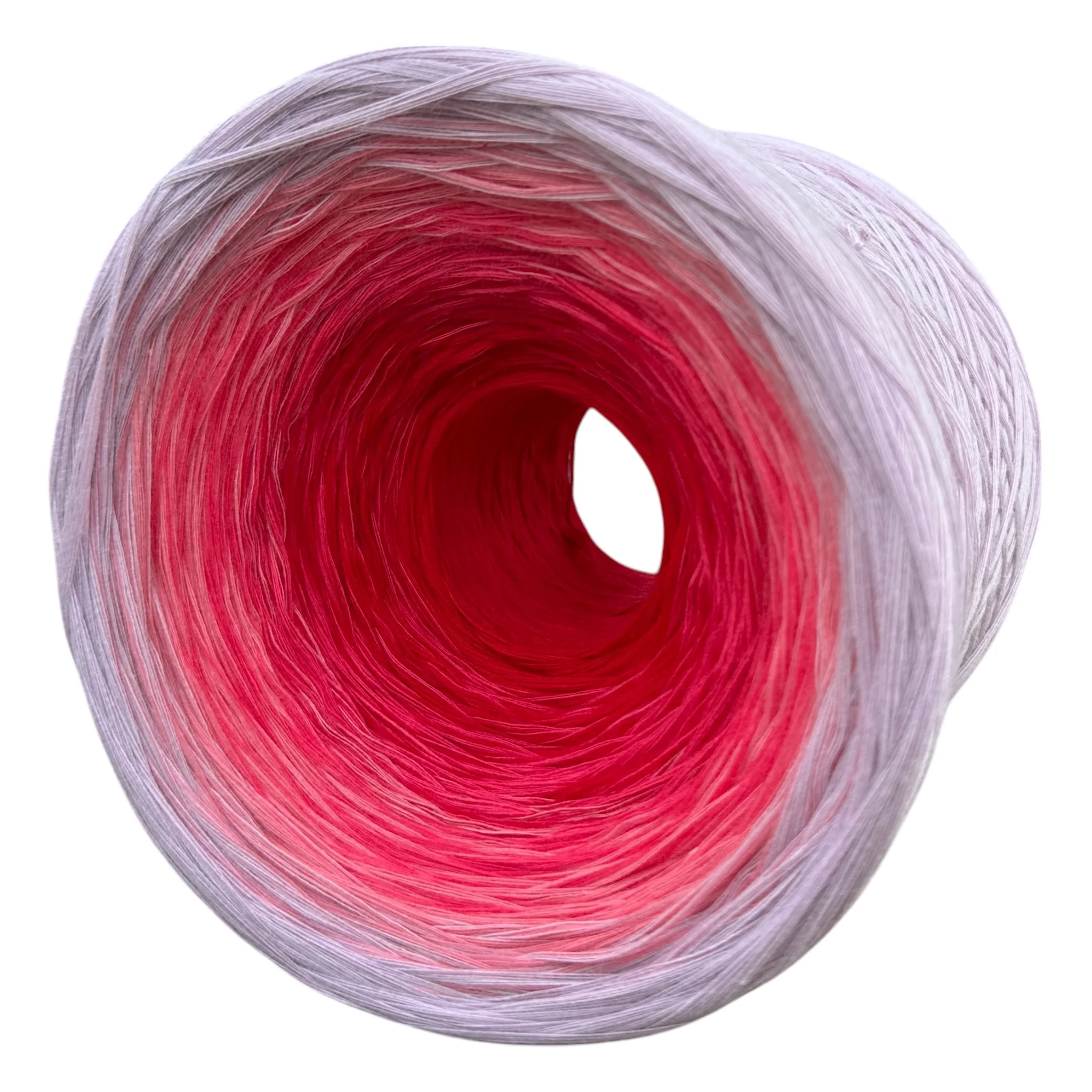 January - Carnation, Gradient Cotton Natural Fiber Yarn - Image 6