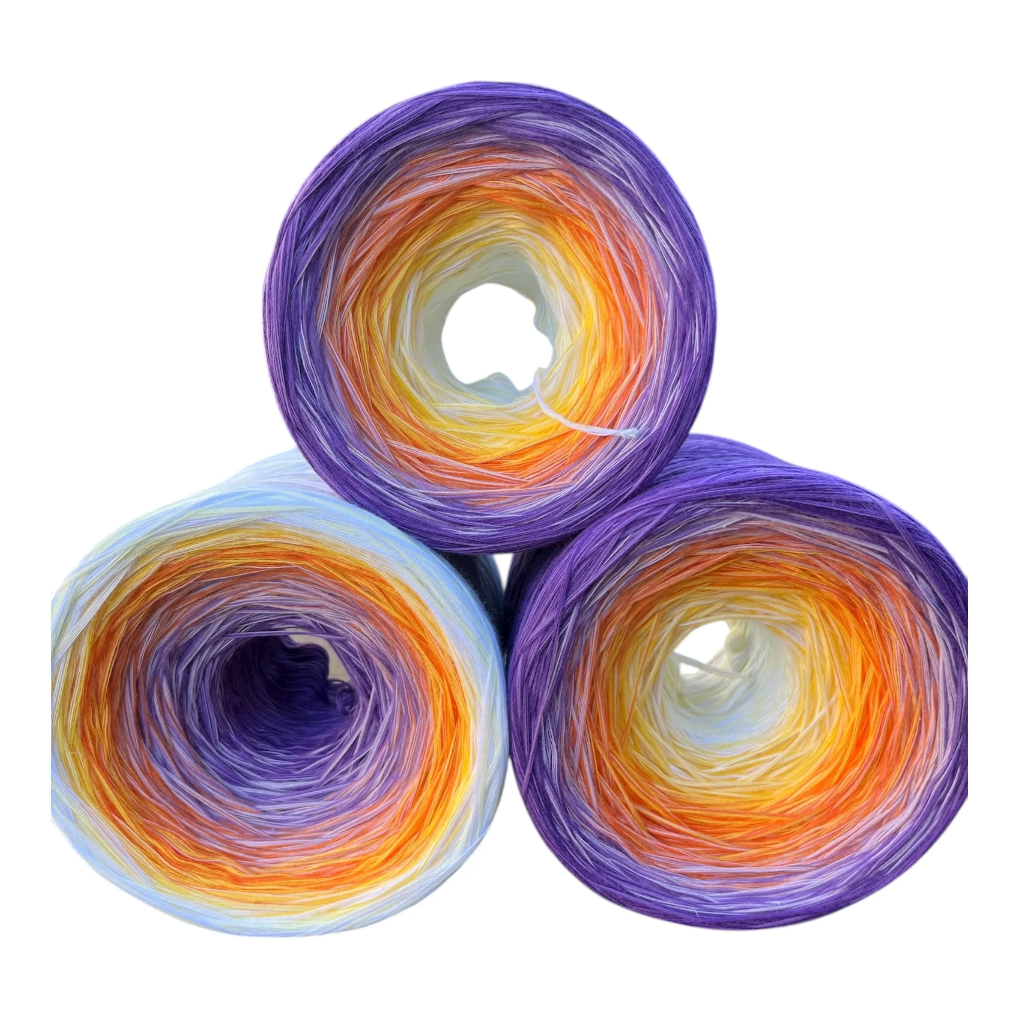 June - Roses, Gradient Cotton Natural Fiber Yarn - Image 10
