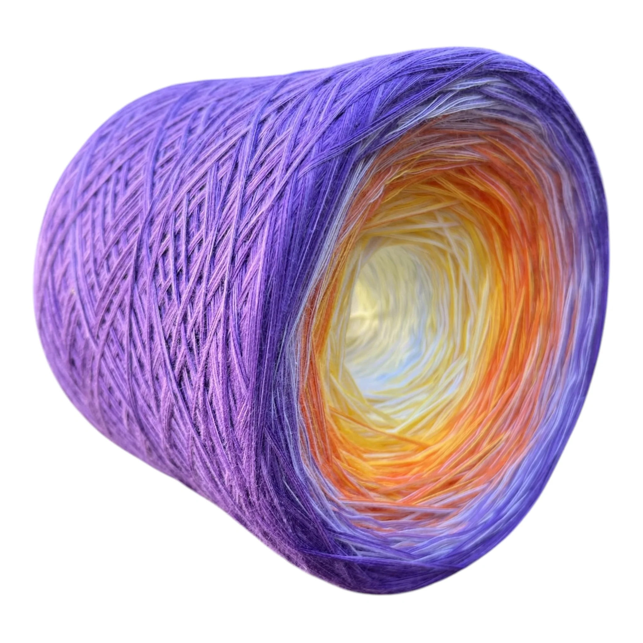June - Roses, Gradient Cotton Natural Fiber Yarn - Image 4