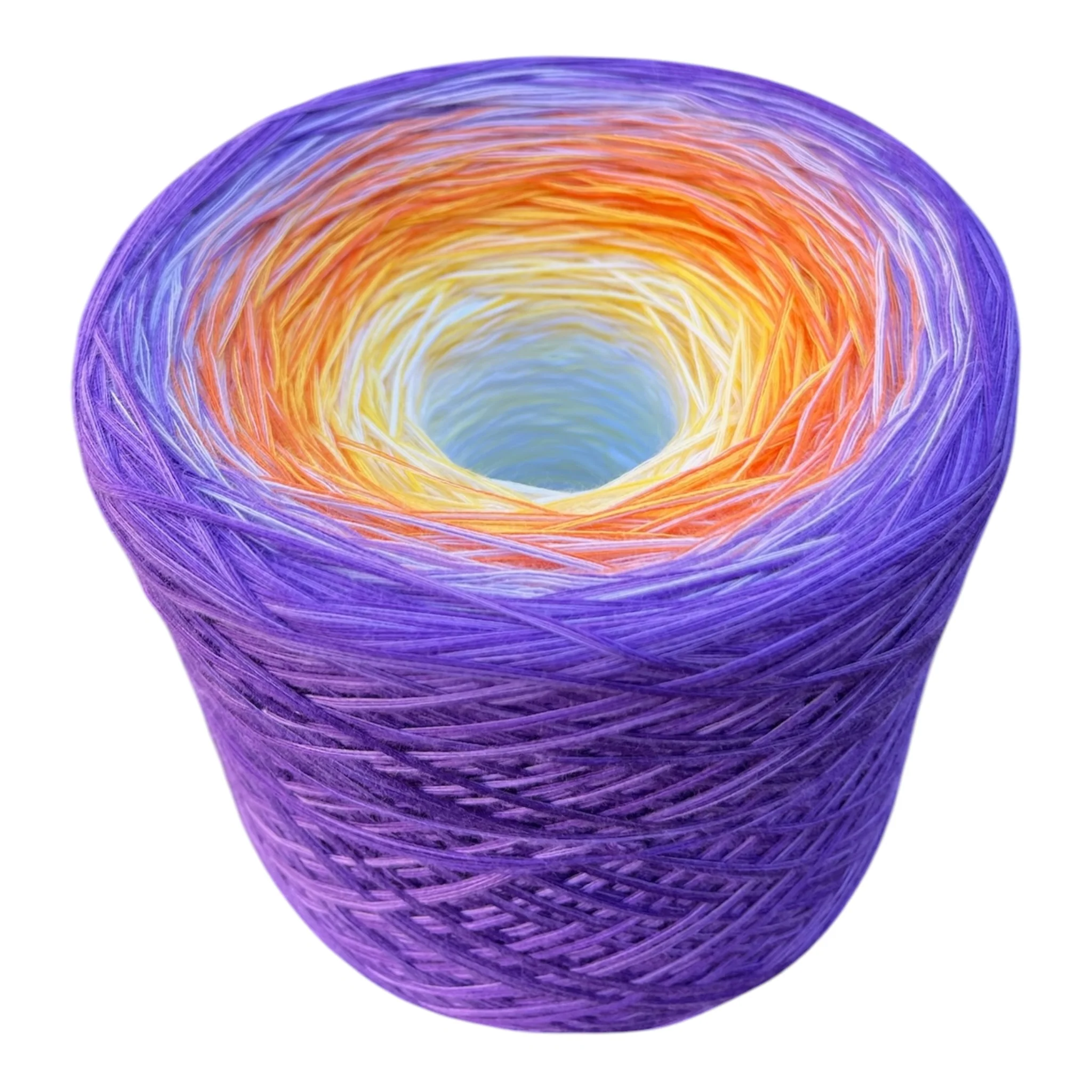 June - Roses, Gradient Cotton Natural Fiber Yarn - Image 5