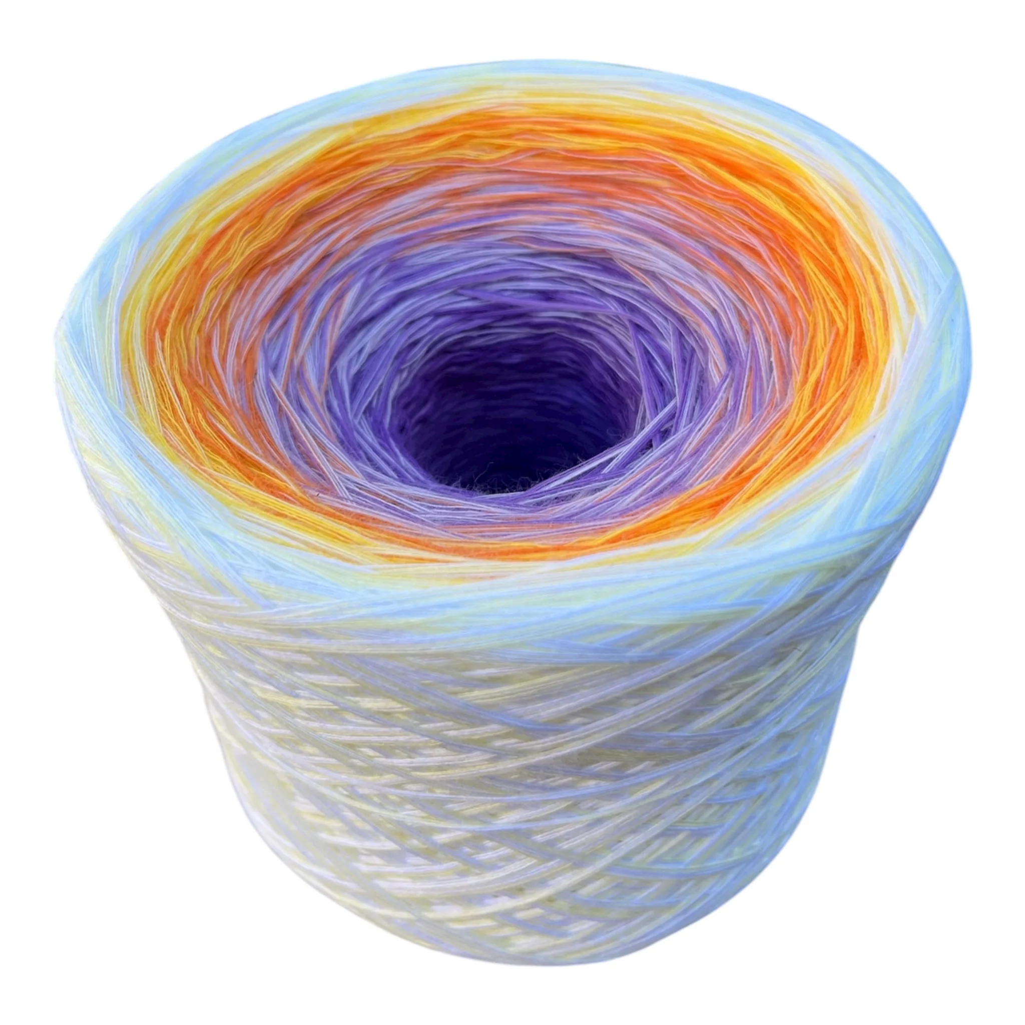June - Roses, Gradient Cotton Natural Fiber Yarn - Image 8
