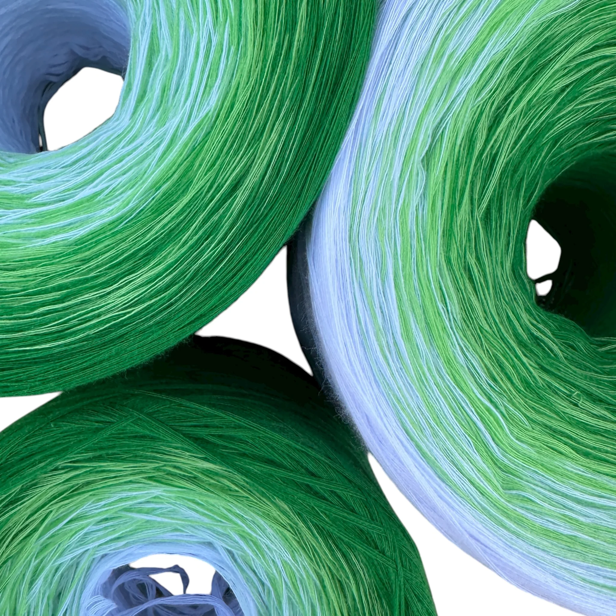 May - Lily of the Valley, Gradient Cotton Natural Fiber Yarn - Image 10