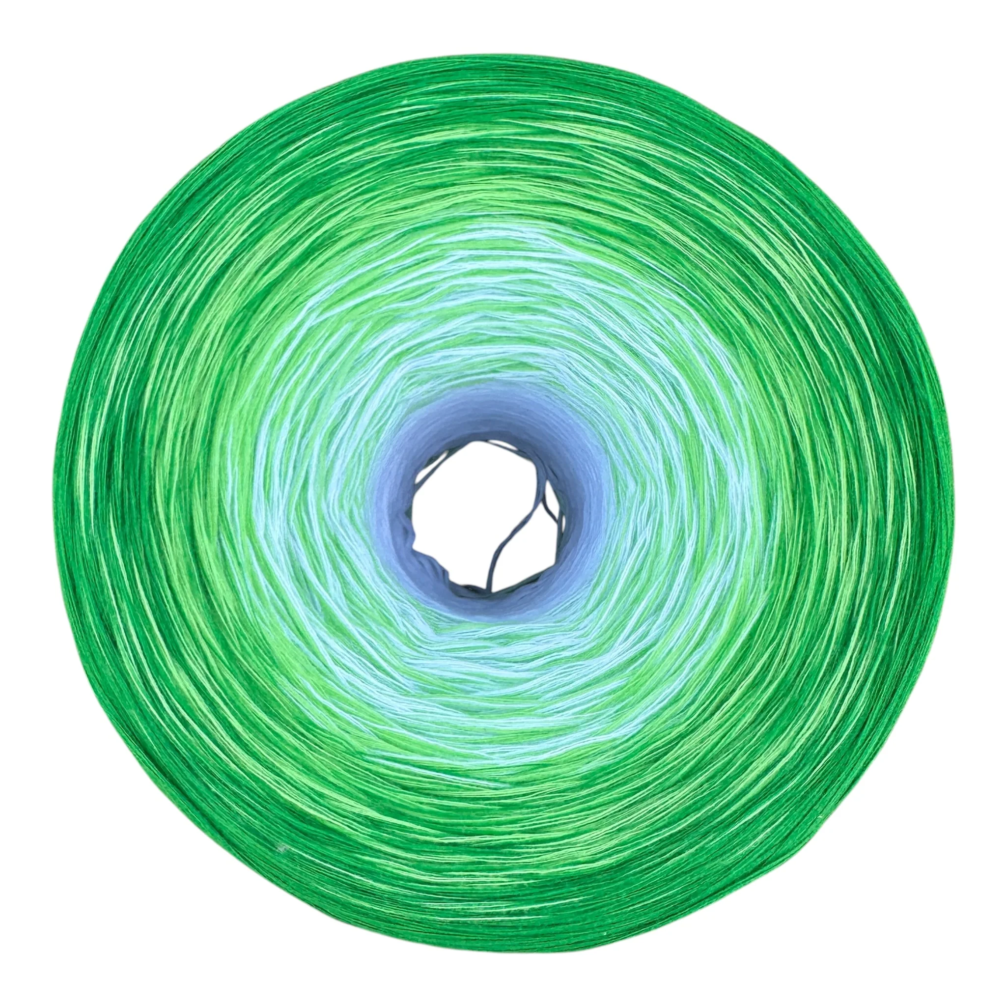 May - Lily of the Valley, Gradient Cotton Natural Fiber Yarn - Image 4